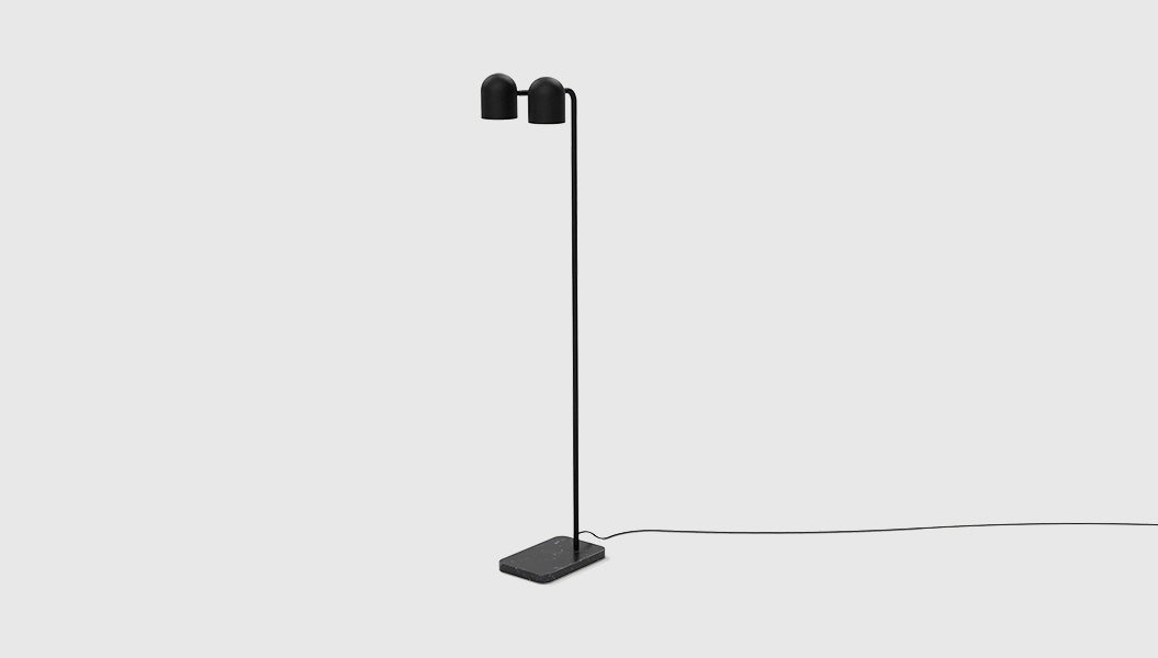 Tandem Floor Lamp BlackFloor Lamp Gus*  Black   Four Hands, Mid Century Modern Furniture, Old Bones Furniture Company, Old Bones Co, Modern Mid Century, Designer Furniture, https://www.oldbonesco.com/