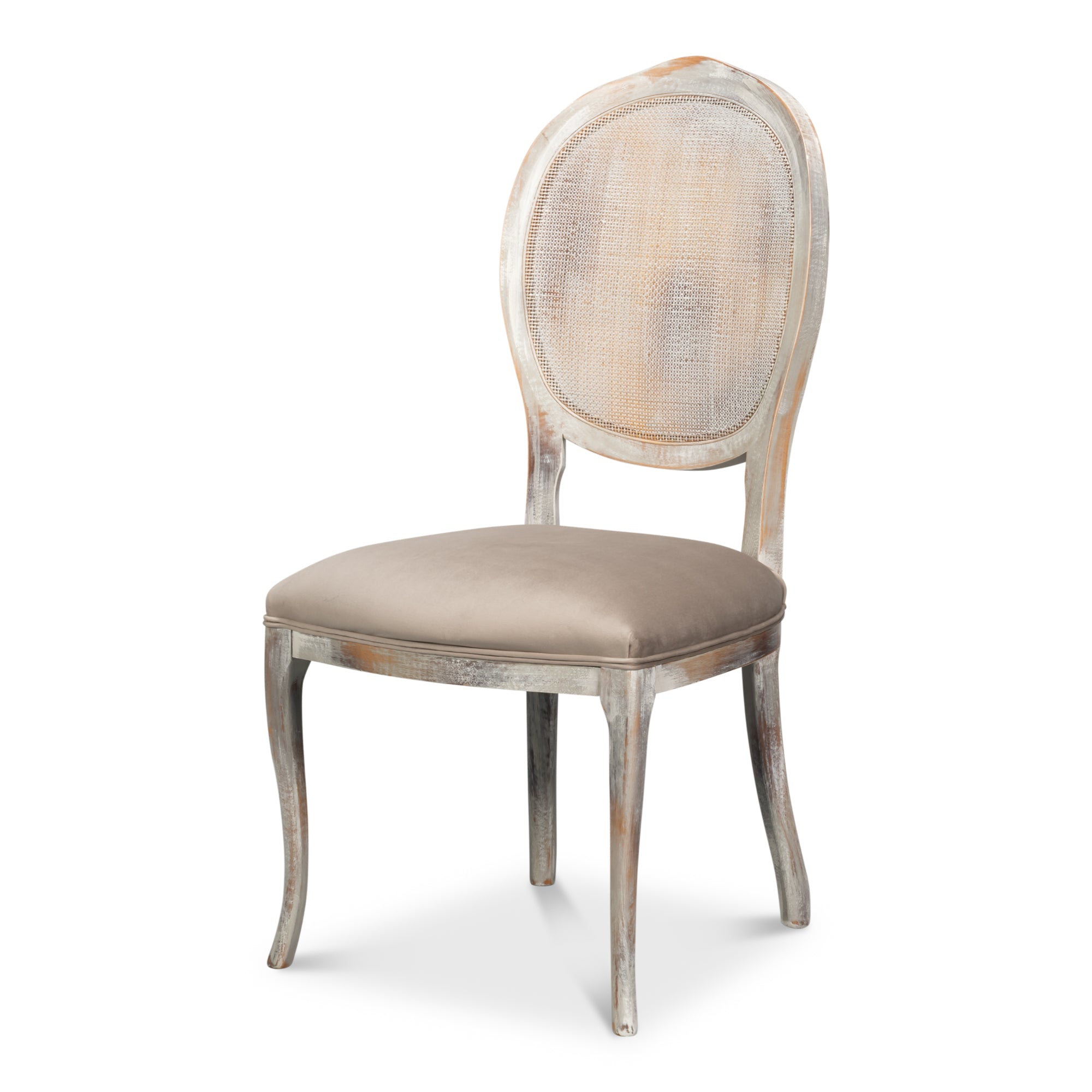 Oval Cane Back Chair - Set of 2