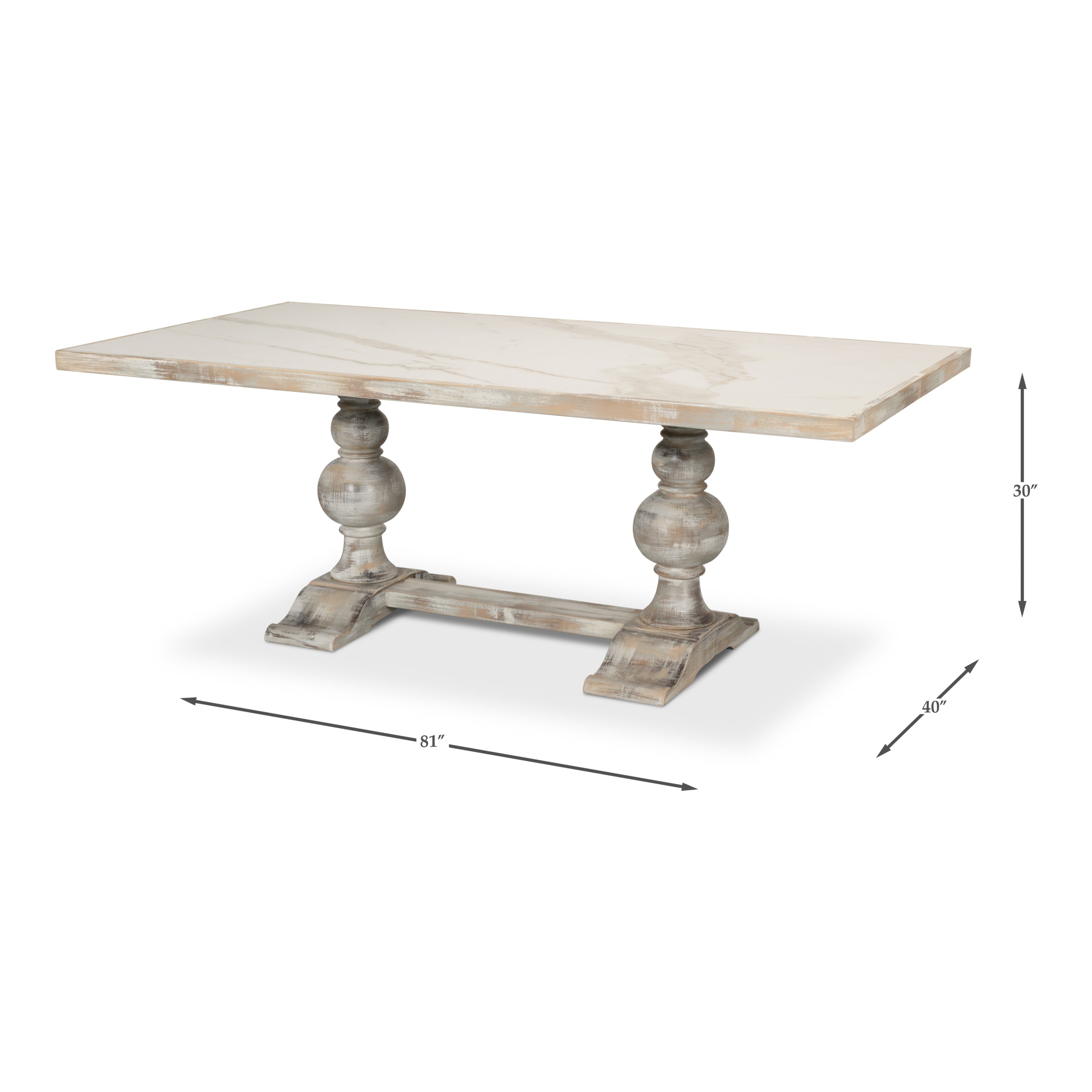 Small 81" Dining Table