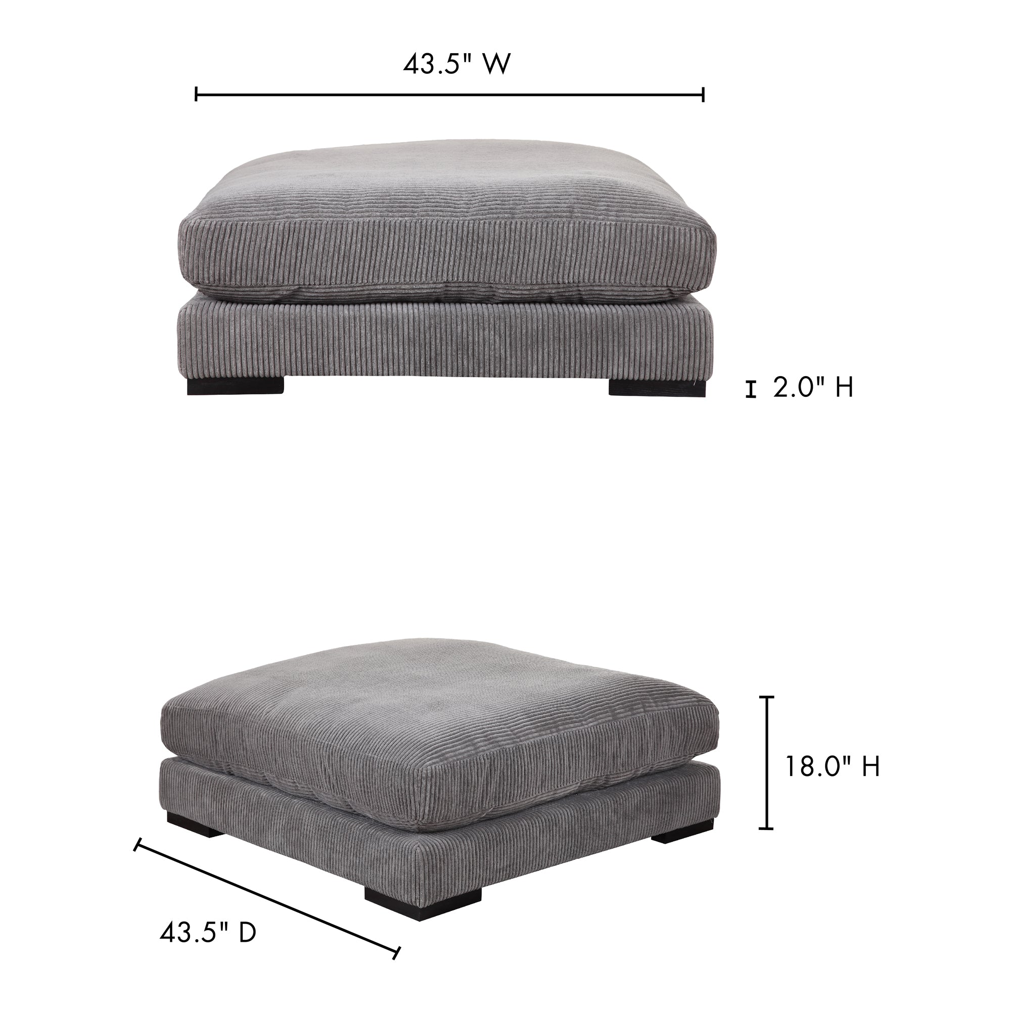 Tumble Ottoman Sectional Moe's Four Hands, Mid Century Modern Furniture, Old Bones Furniture Company, Old Bones Co, Modern Mid Century, Designer Furniture, Furniture Sale, Warehouse Furniture Sale, Tumble Ottoman Sale, https://www.oldbonesco.com/