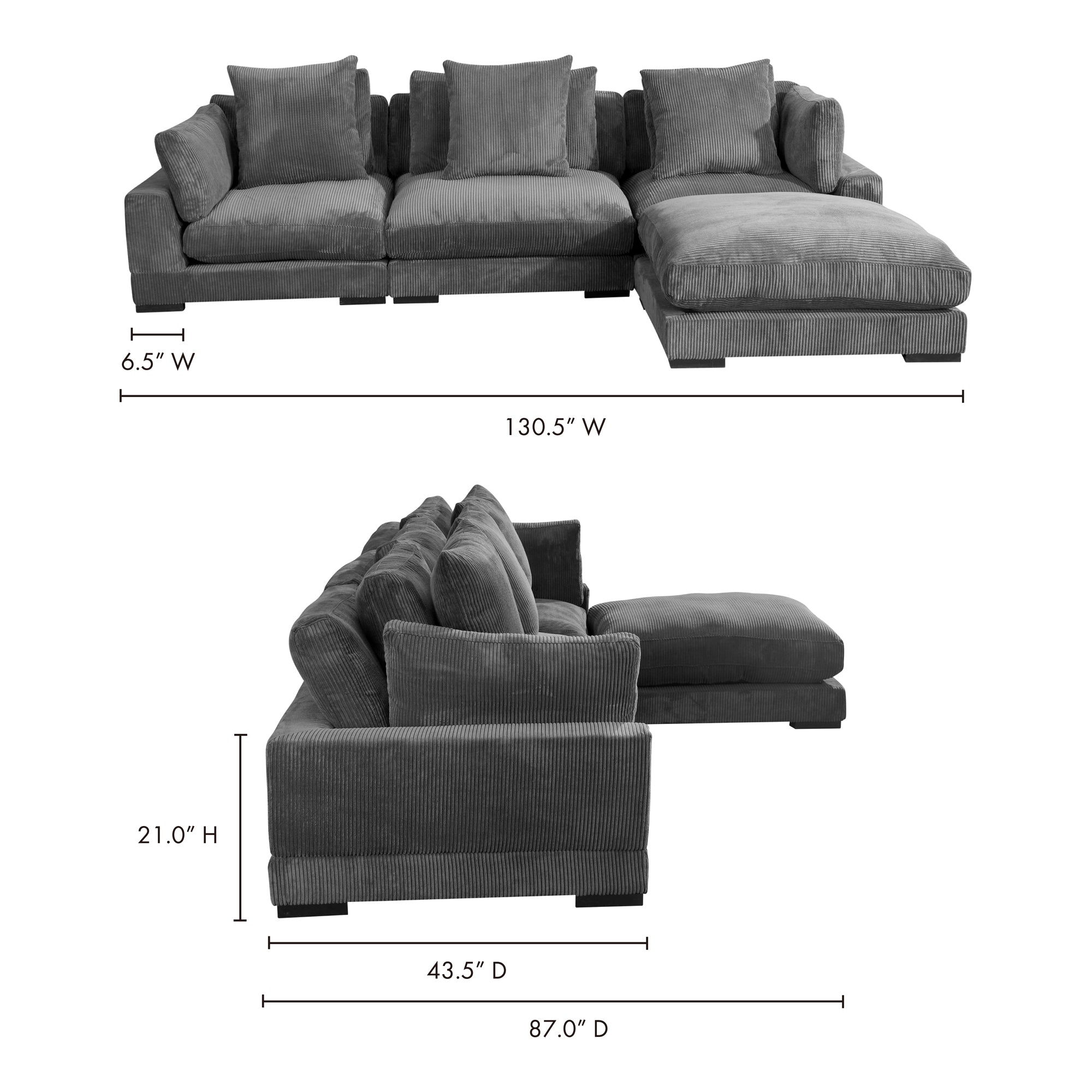 Tumble Lounge Modular Sectional Charcoal Sectional Modular Moe's Four Hands, Mid Century Modern Furniture, Old Bones Furniture Company, Old Bones Co, Modern Mid Century, Designer Furniture, Furniture Sale, Warehouse Furniture Sale, Tumble Lounge Modular Sectional Charcoal Sale, https://www.oldbonesco.com/