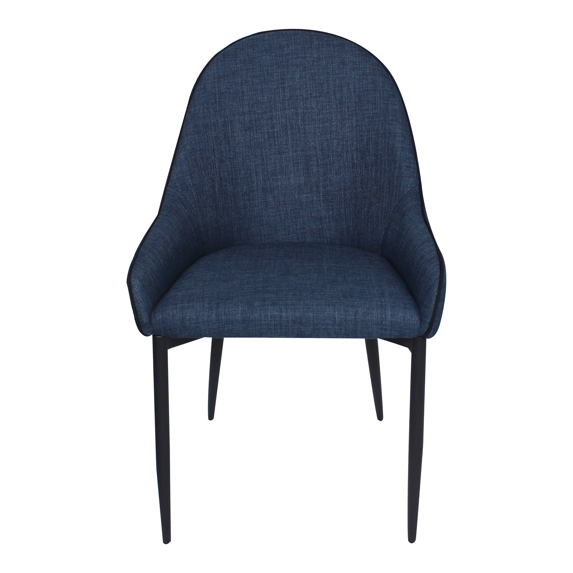 Lapis Dining Chair Dark Blue - Set of Two Dining Chair Moe's Four Hands, Mid Century Modern Furniture, Old Bones Furniture Company, Old Bones Co, Modern Mid Century, Designer Furniture, Furniture Sale, Warehouse Furniture Sale, Lapis Dining Chair Dark Blue - Set of Two Sale, https://www.oldbonesco.com/