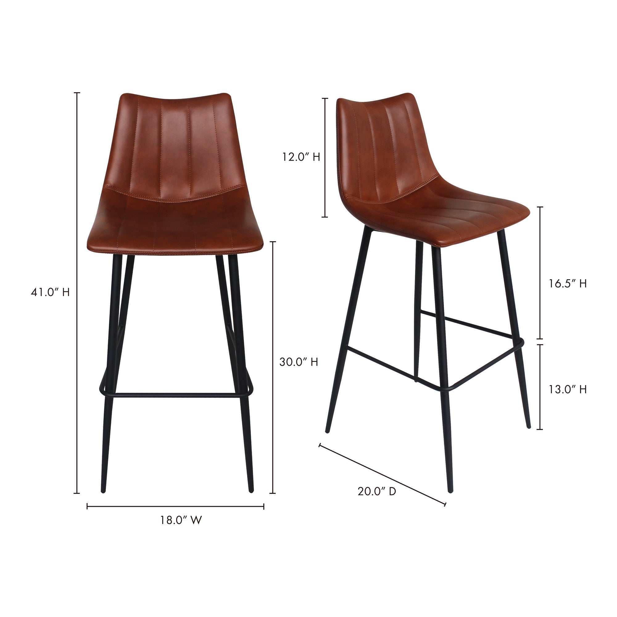 Alibi Barstool - Set of Two Barstool Moe's Four Hands, Mid Century Modern Furniture, Old Bones Furniture Company, Old Bones Co, Modern Mid Century, Designer Furniture, Furniture Sale, Warehouse Furniture Sale, Alibi Barstool - Set of Two Sale, https://www.oldbonesco.com/