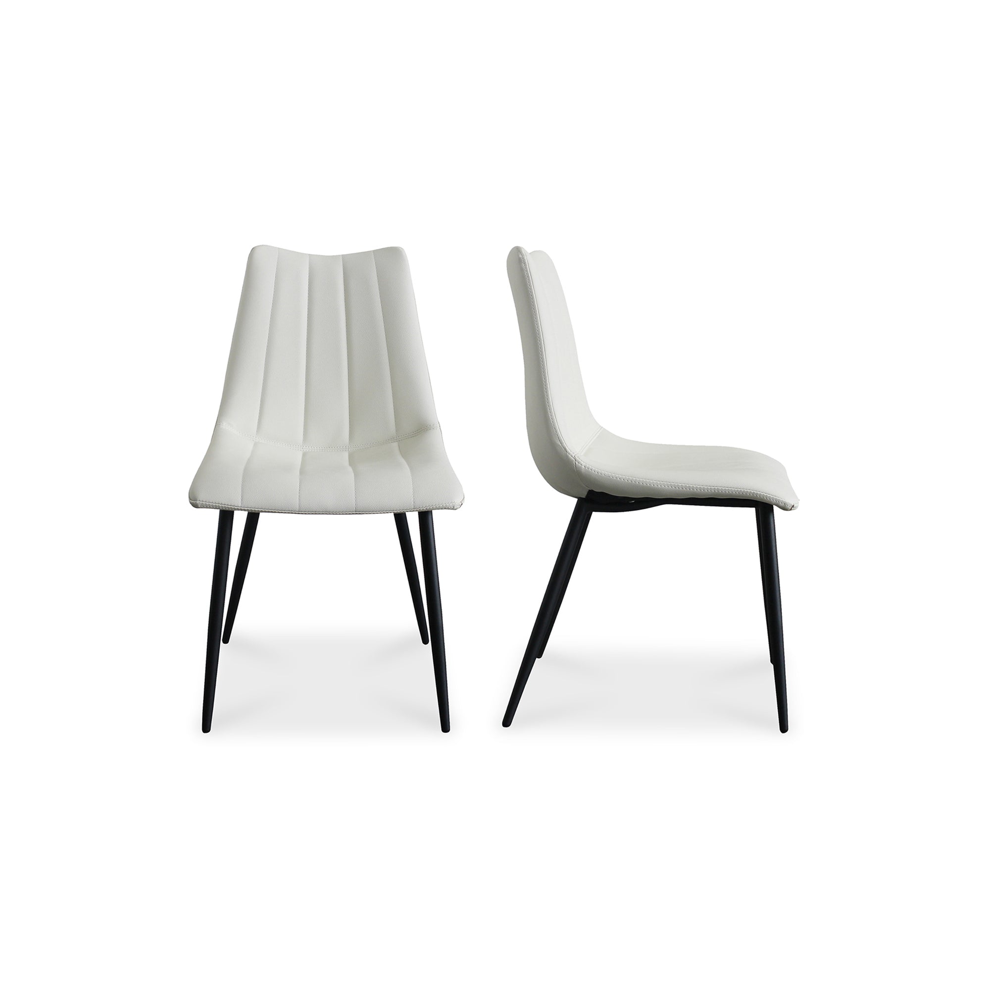 Alibi Dining Chair - Set of Two IvoryDining Chair Moe's Ivory   Four Hands, Mid Century Modern Furniture, Old Bones Furniture Company, Old Bones Co, Modern Mid Century, Designer Furniture, Furniture Sale, Warehouse Furniture Sale, Alibi Dining Chair - Set of Two Sale, https://www.oldbonesco.com/