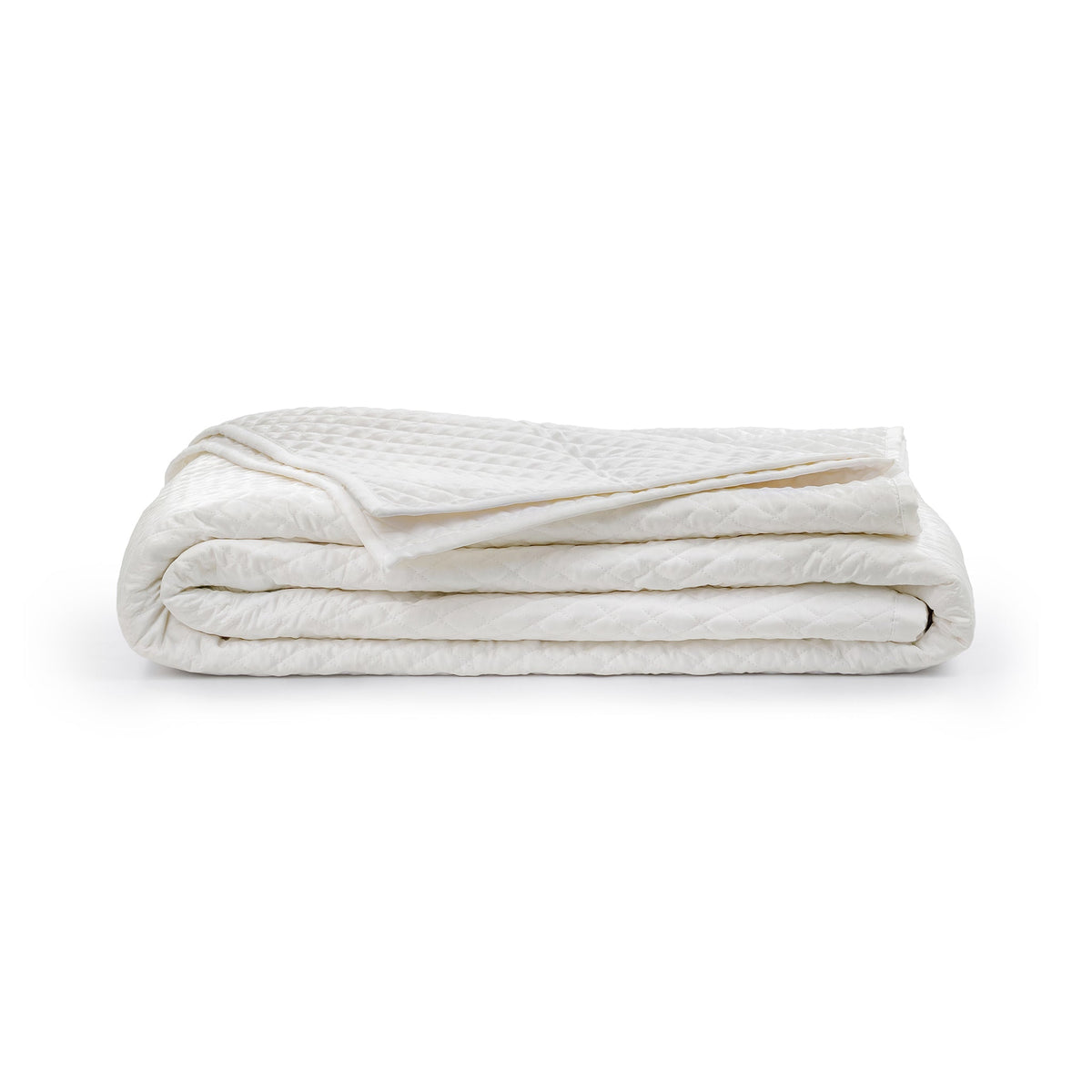 Diamond White King Quilt by Classic Home
