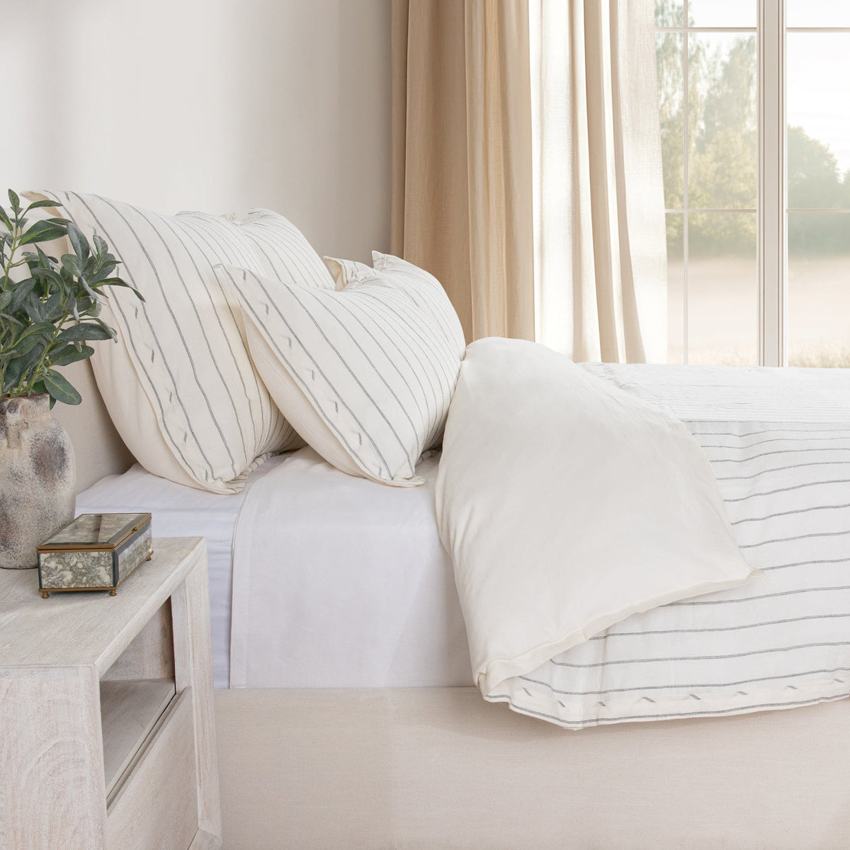 Monaco Ivory Pillow Sham by Classic Home