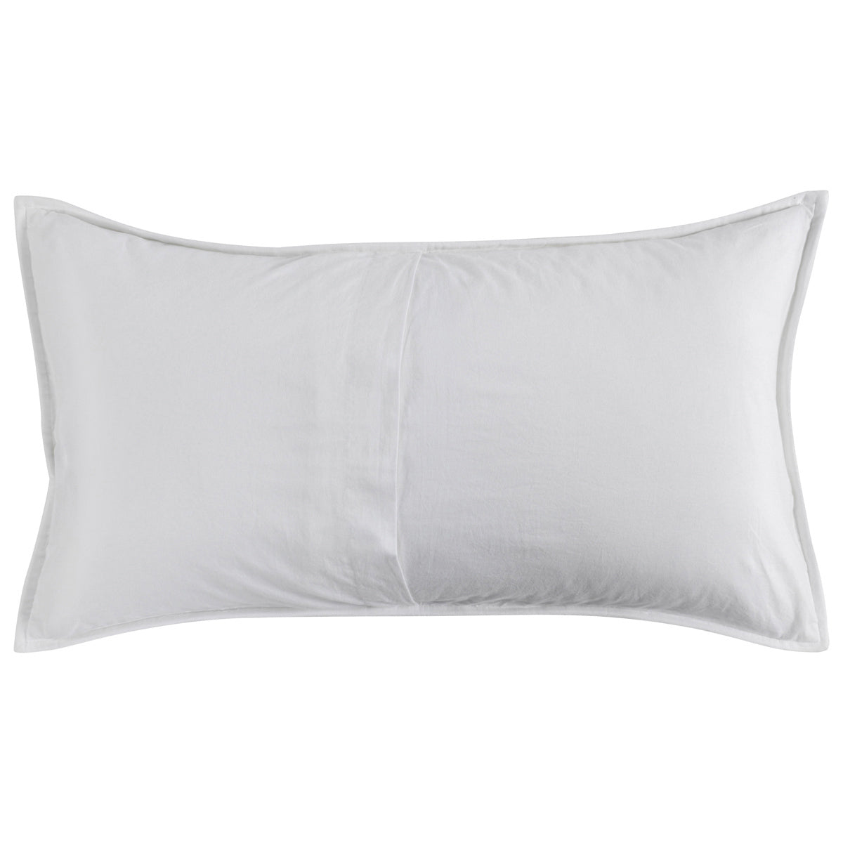 Carly White Standard Sham with Silvadur Tech