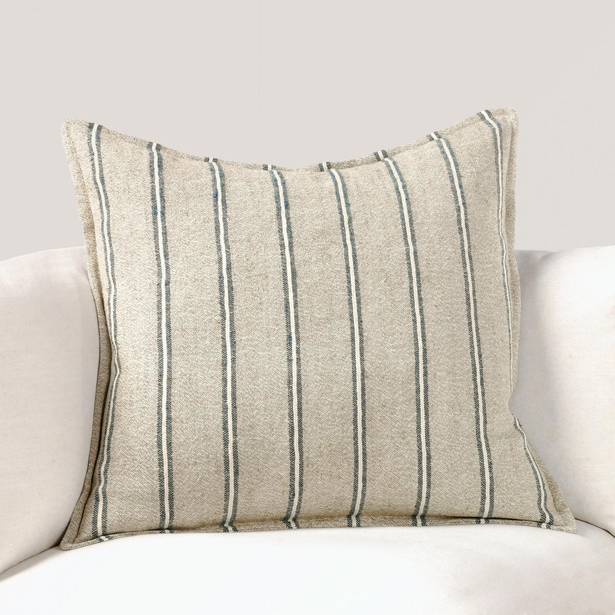 CP Delgada Natural/Blue 26x26 Pillow