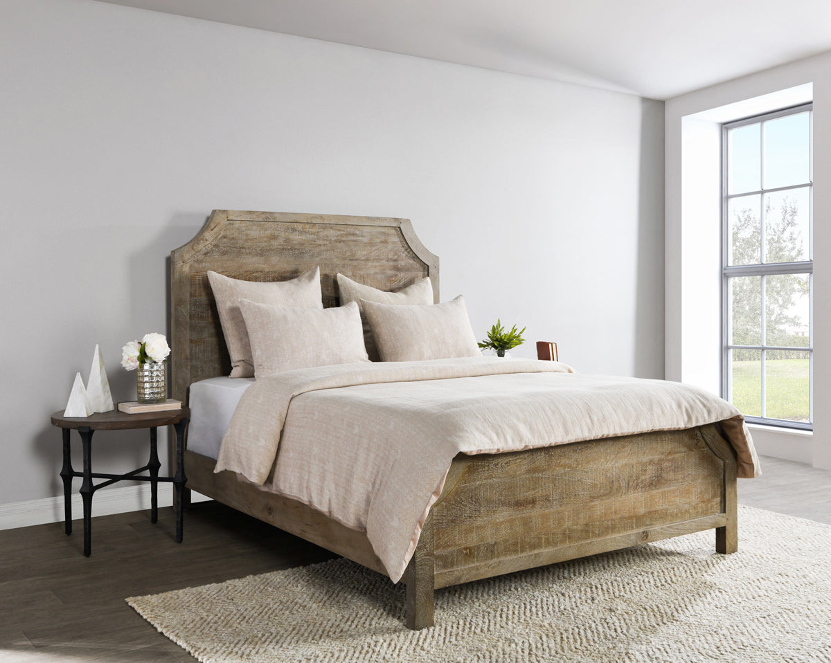 French Herringbone Natural Duvet by Classic Home