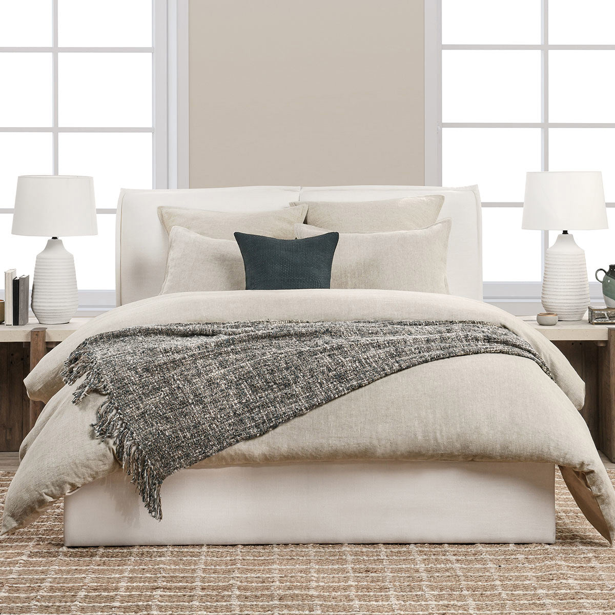 Talia Natural Duvet by Classic Home
