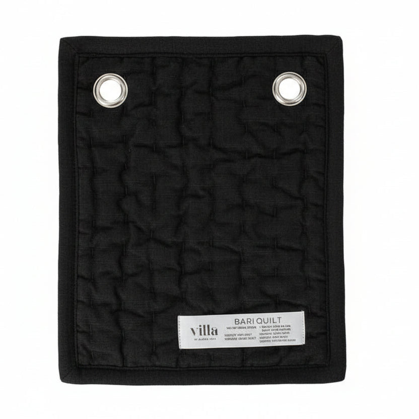 Bari Velvet Quilt Swatch by Classic Home