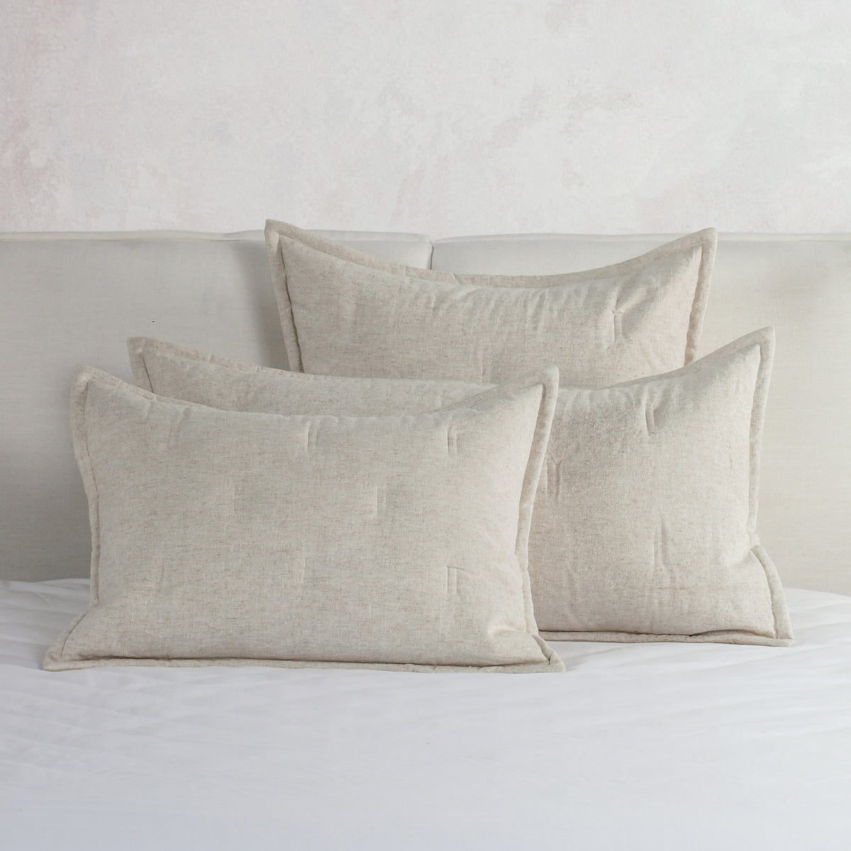 Talia Natural Comforter Euro Sham by Classic Home