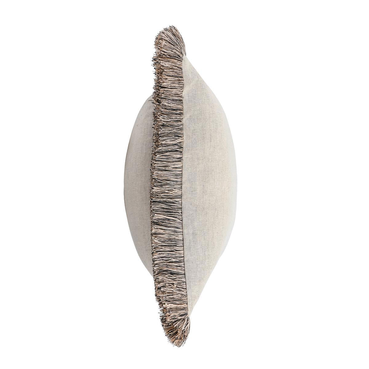 RO Nola Natural/Black Pillow by Classic Home