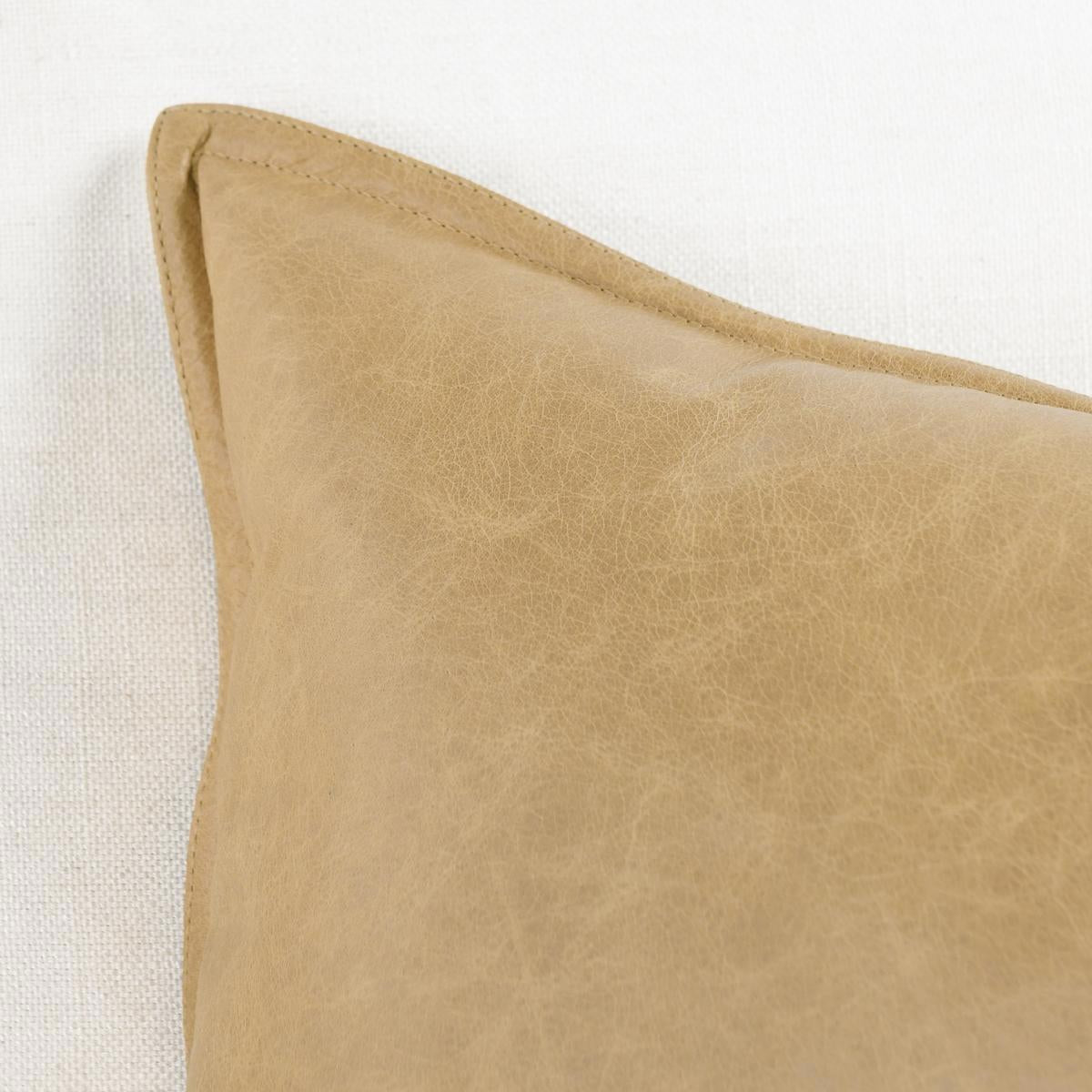 SLD Leather Golden Wheat 14x26 Pillow by Classic Home