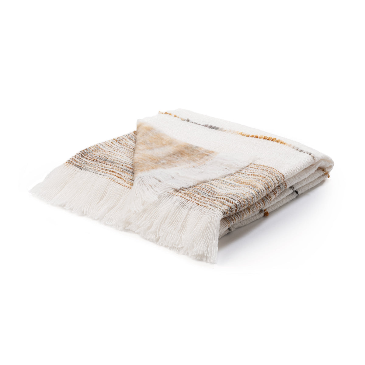 TC Albedo Ivory/Rust Throw by Classic Home