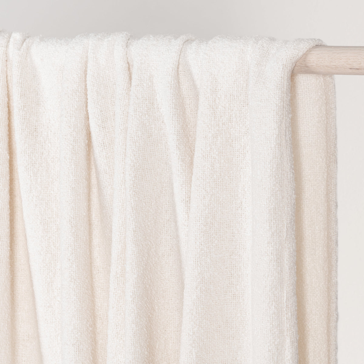 TC Aria Boucle Ivory Throw by Classic Home