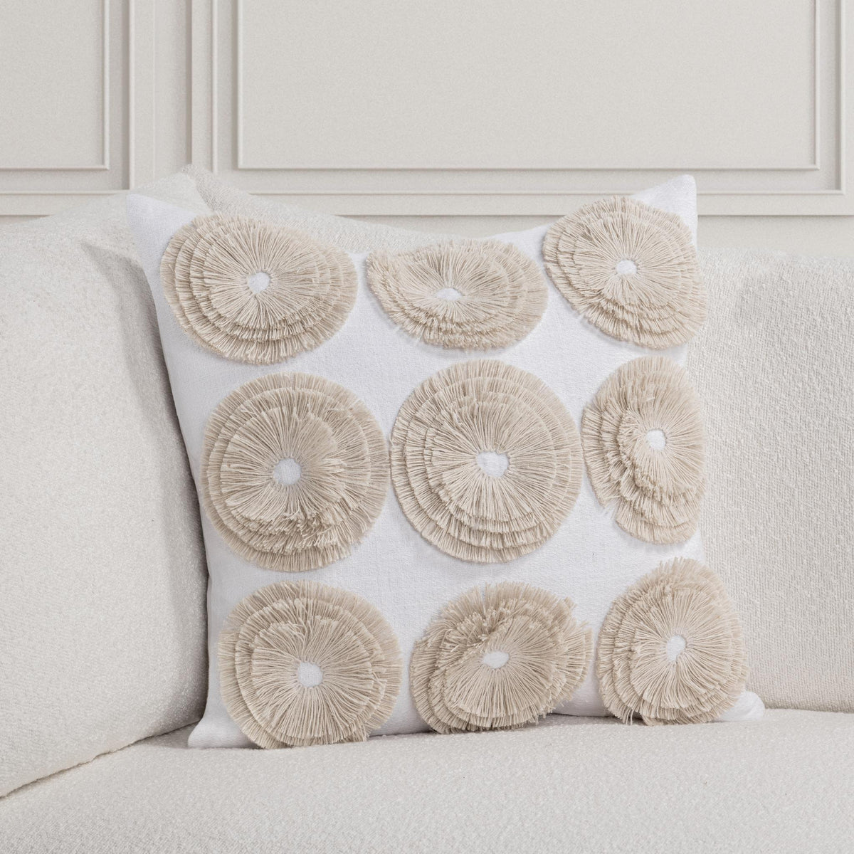 TQ Halston Ivory Pillow by Classic Home