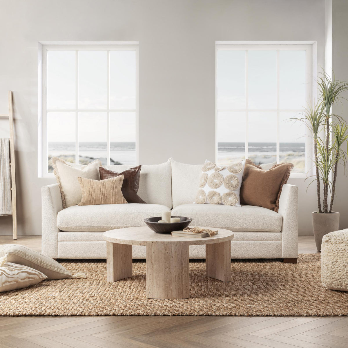 TQ Halston Ivory Pillow by Classic Home