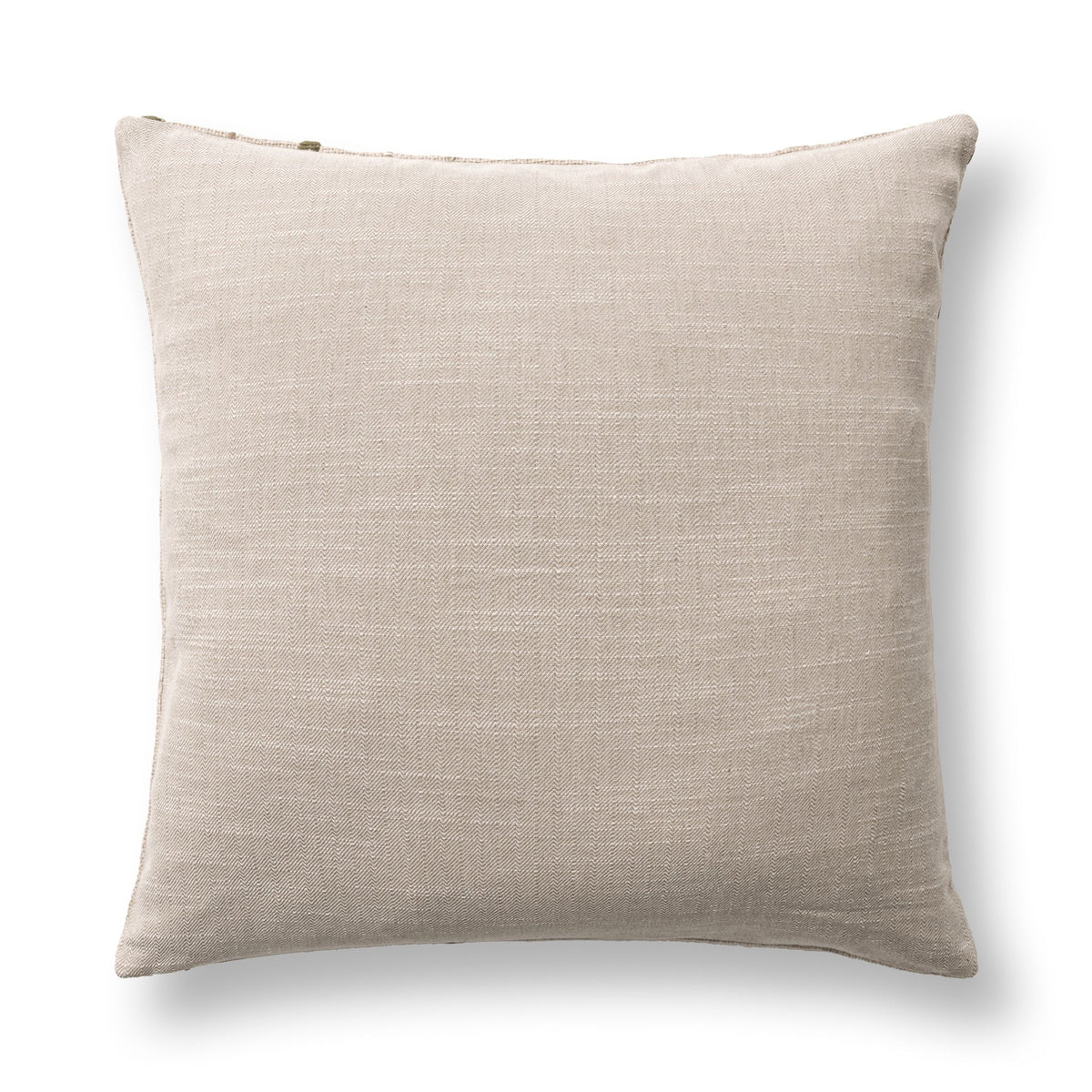 TD Katia Natural/Olive Green Pillow by Classic Home