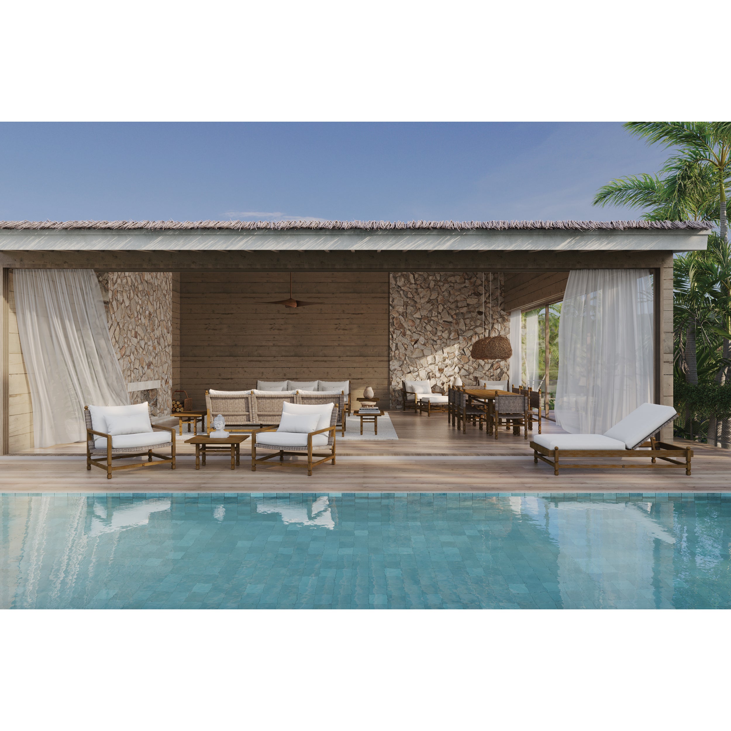 Vaterra Pool Chaise - Set of Two