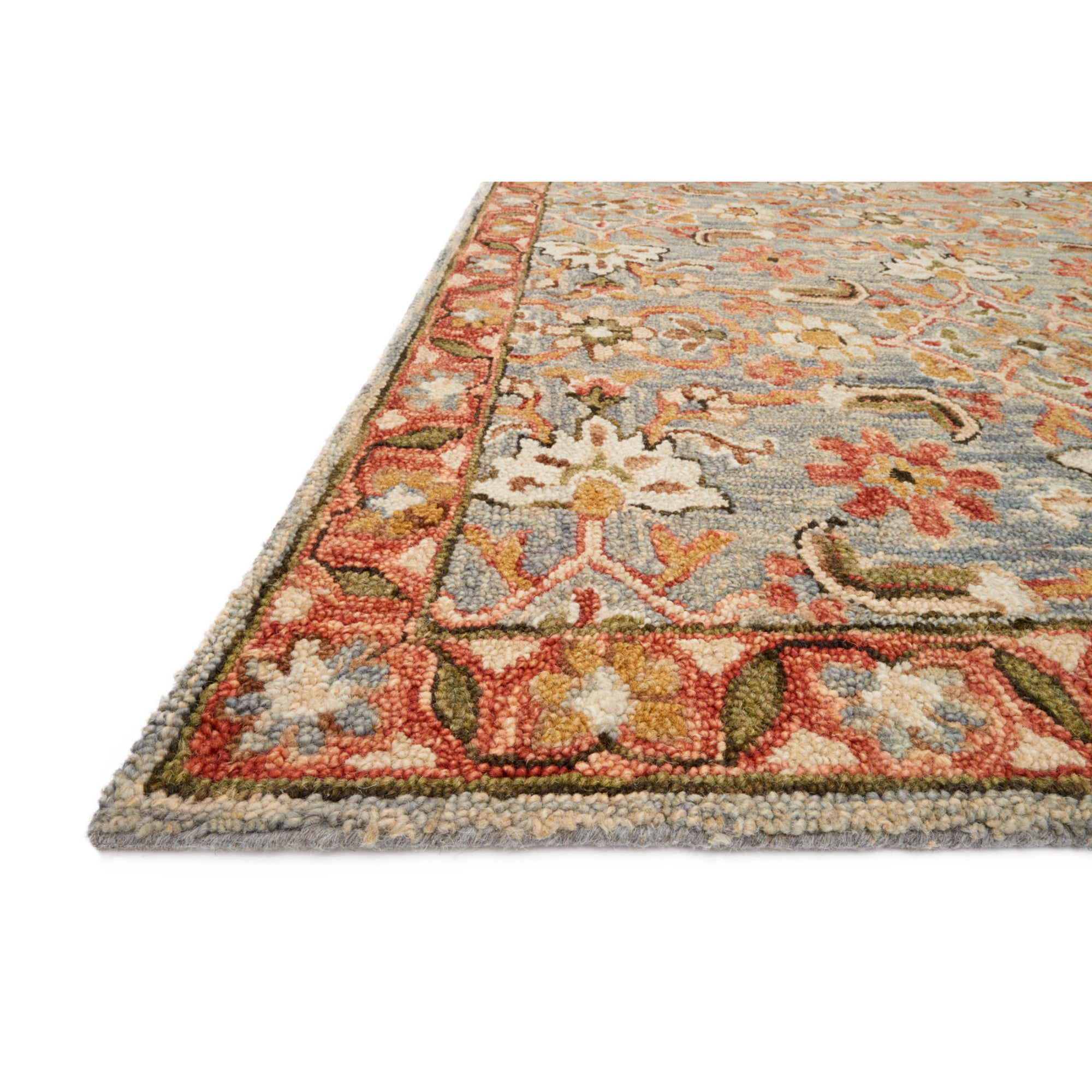 Loloi Victoria Slate/Terracotta Rug