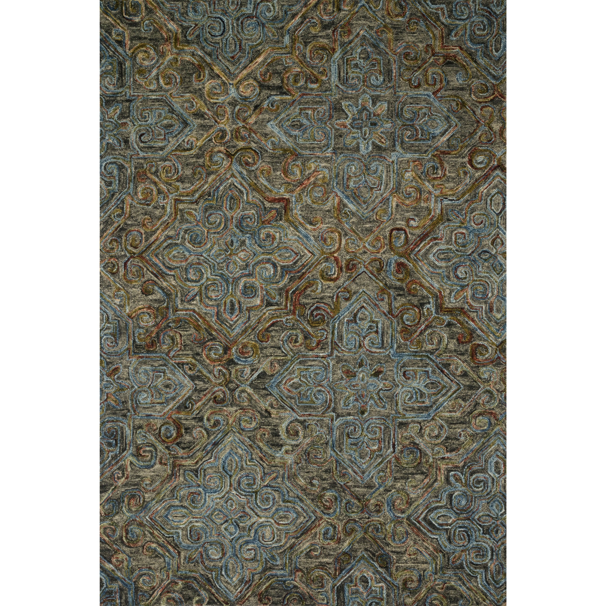 Loloi Victoria Charcoal/Multi Rug
