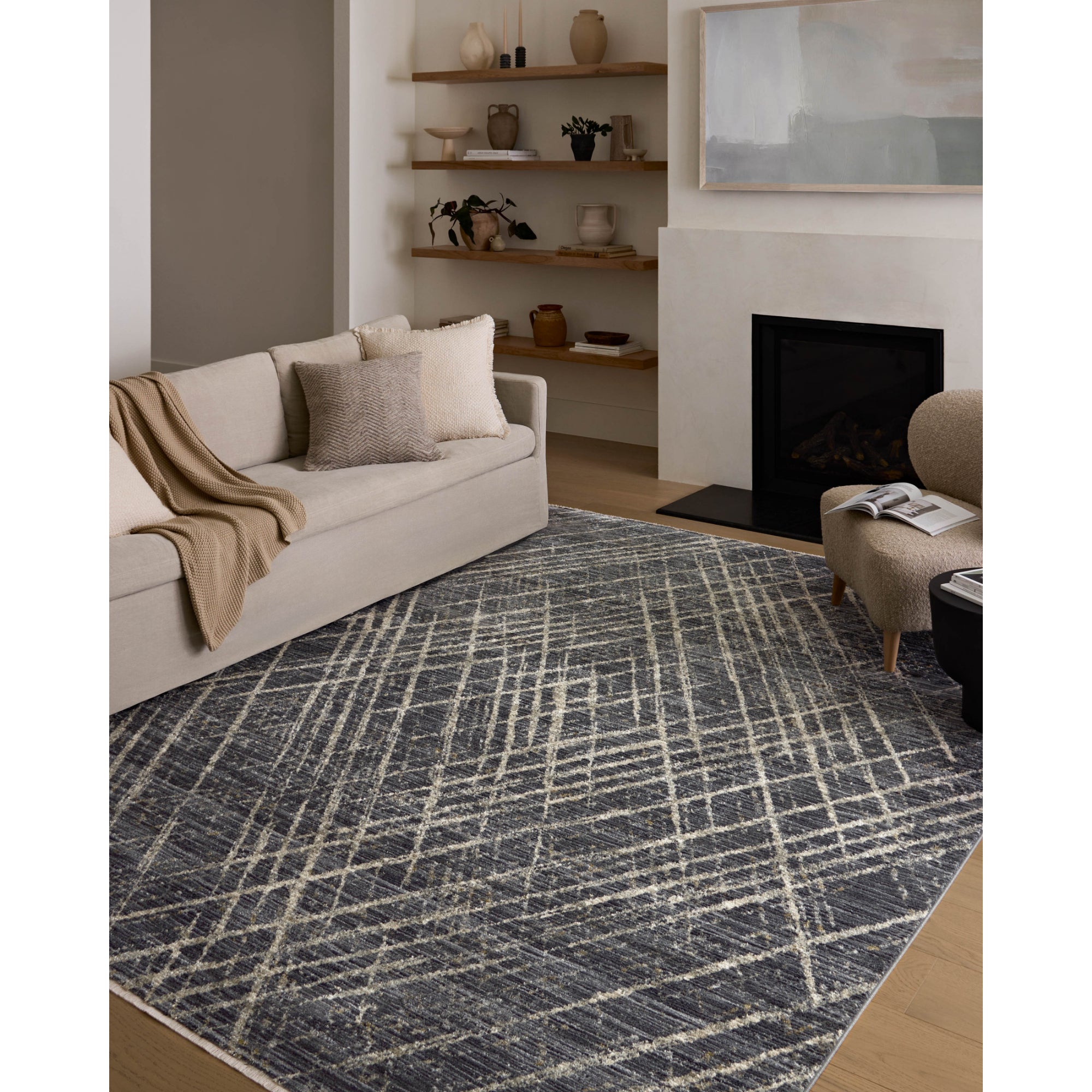 Loloi Wade Midnight/Beige Rug