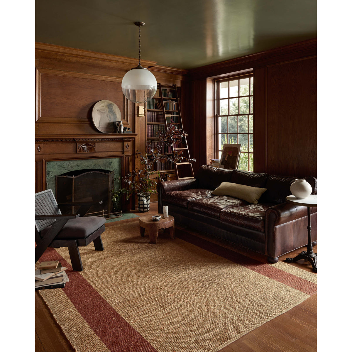 Leanne Ford x Loloi Weatherstaff Natural/Brick Rug