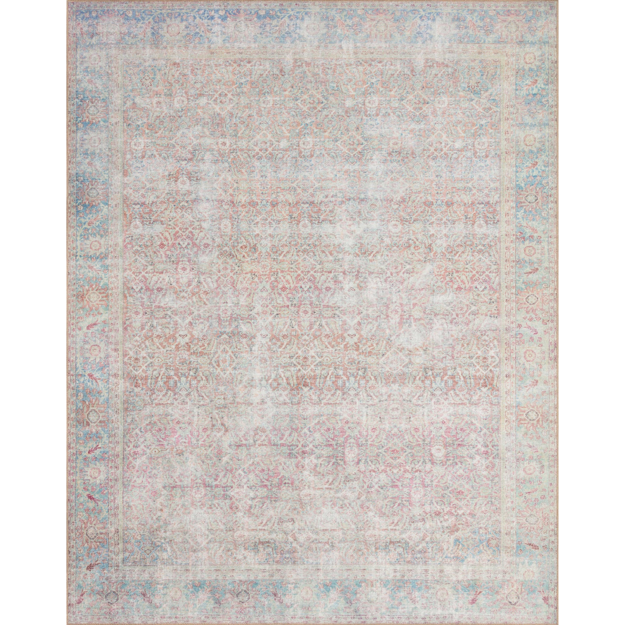Loloi Wynter Red/Teal Rug
