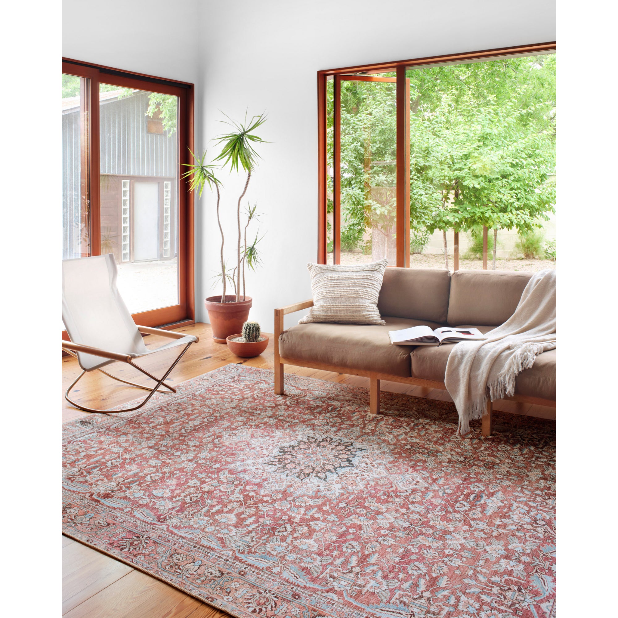 Loloi Wynter Tomato/Teal Rug