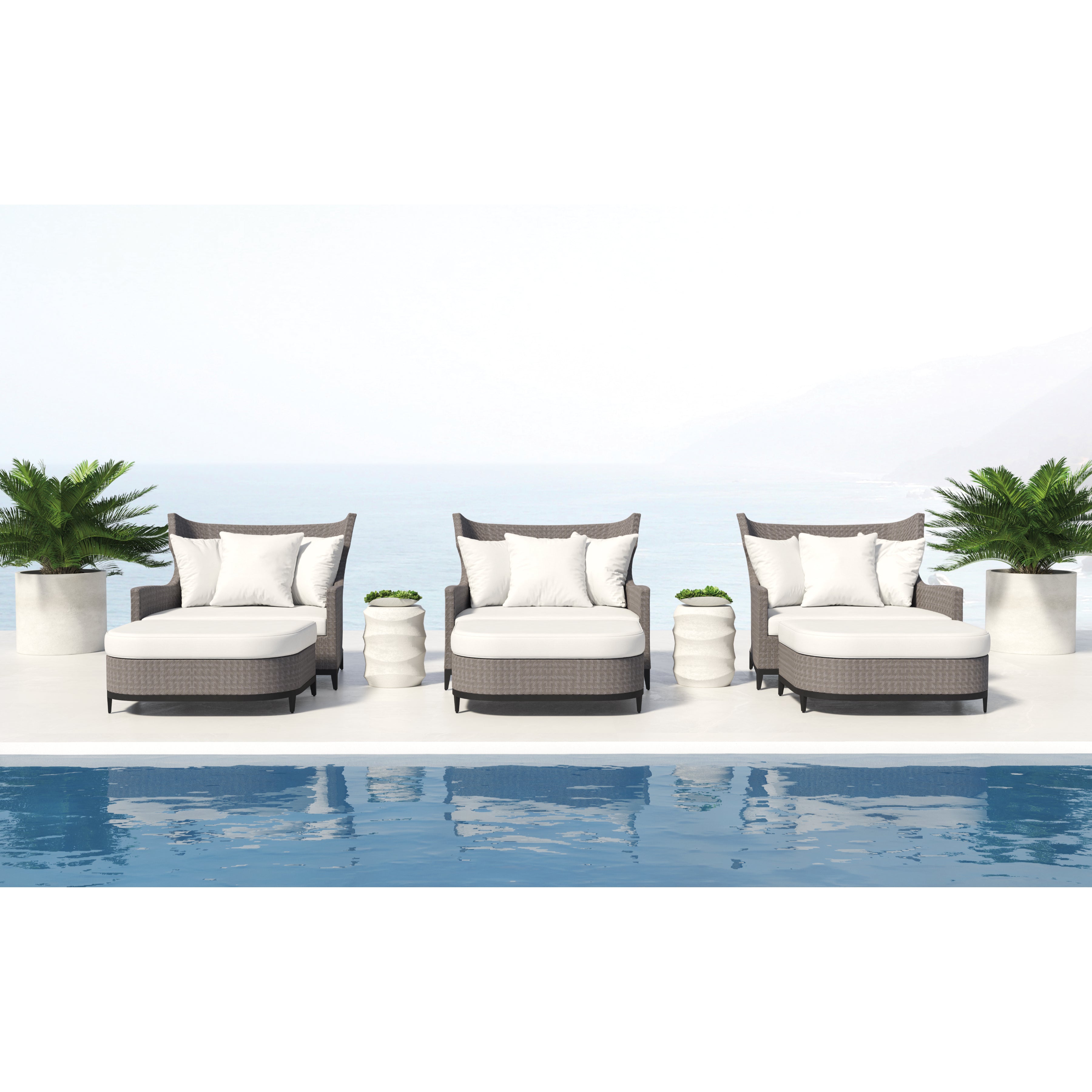 Kai Outdoor Side Table by Bernhardt