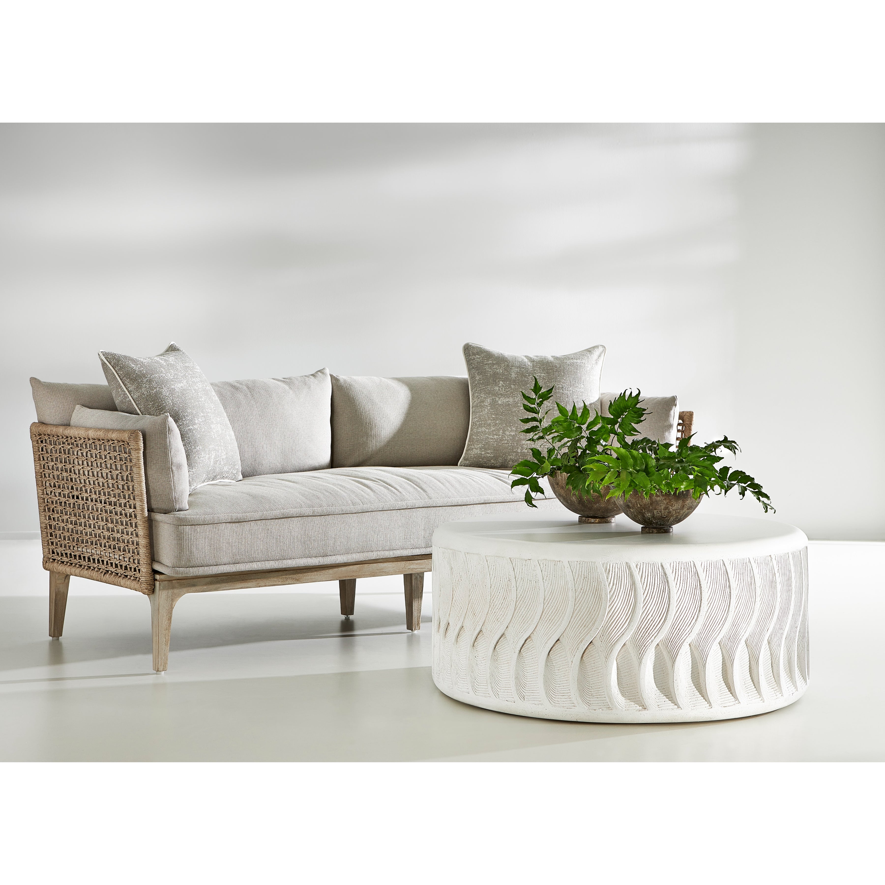 Coquille Outdoor Cocktail Table by Bernhardt