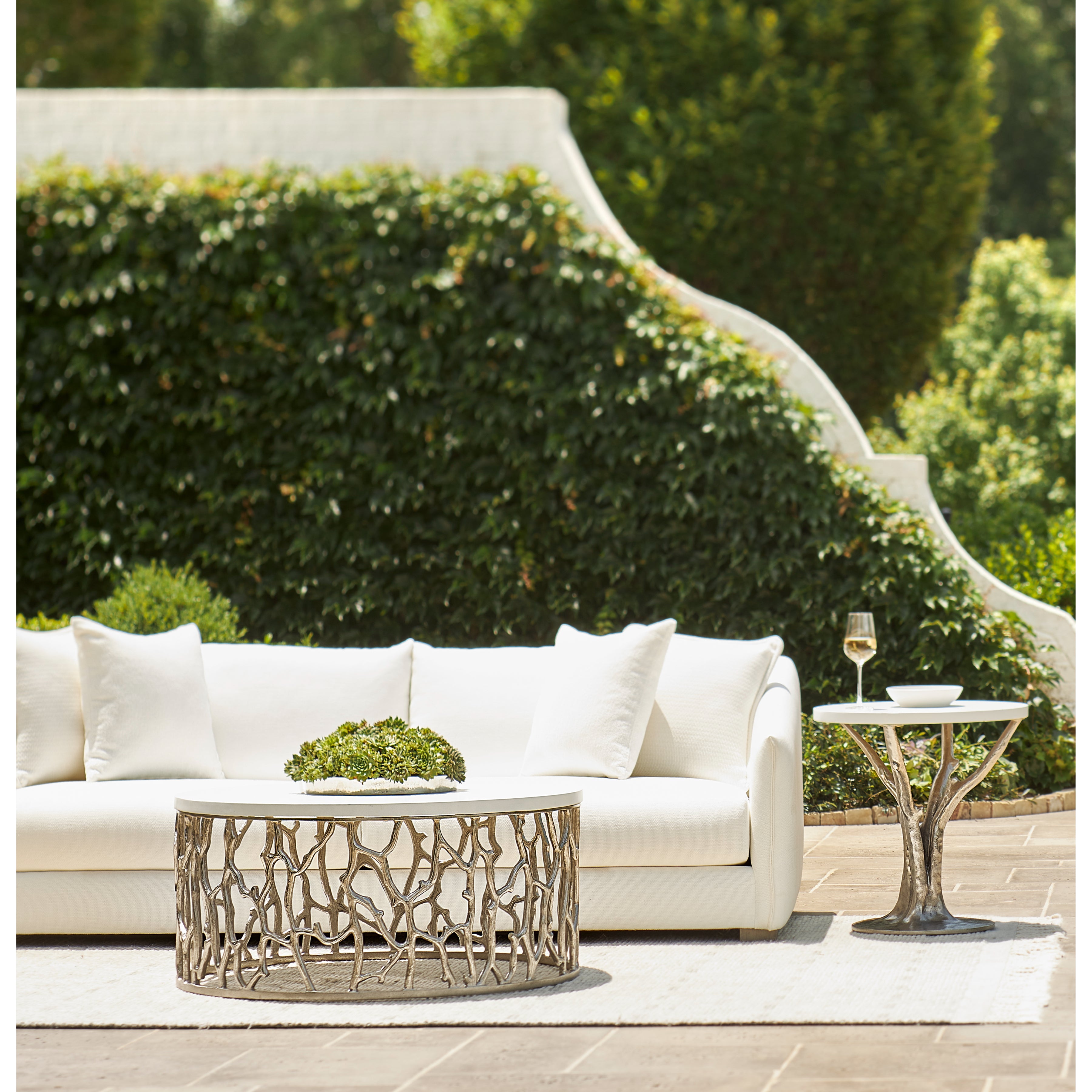Cyprus Outdoor Side Table by Bernhardt