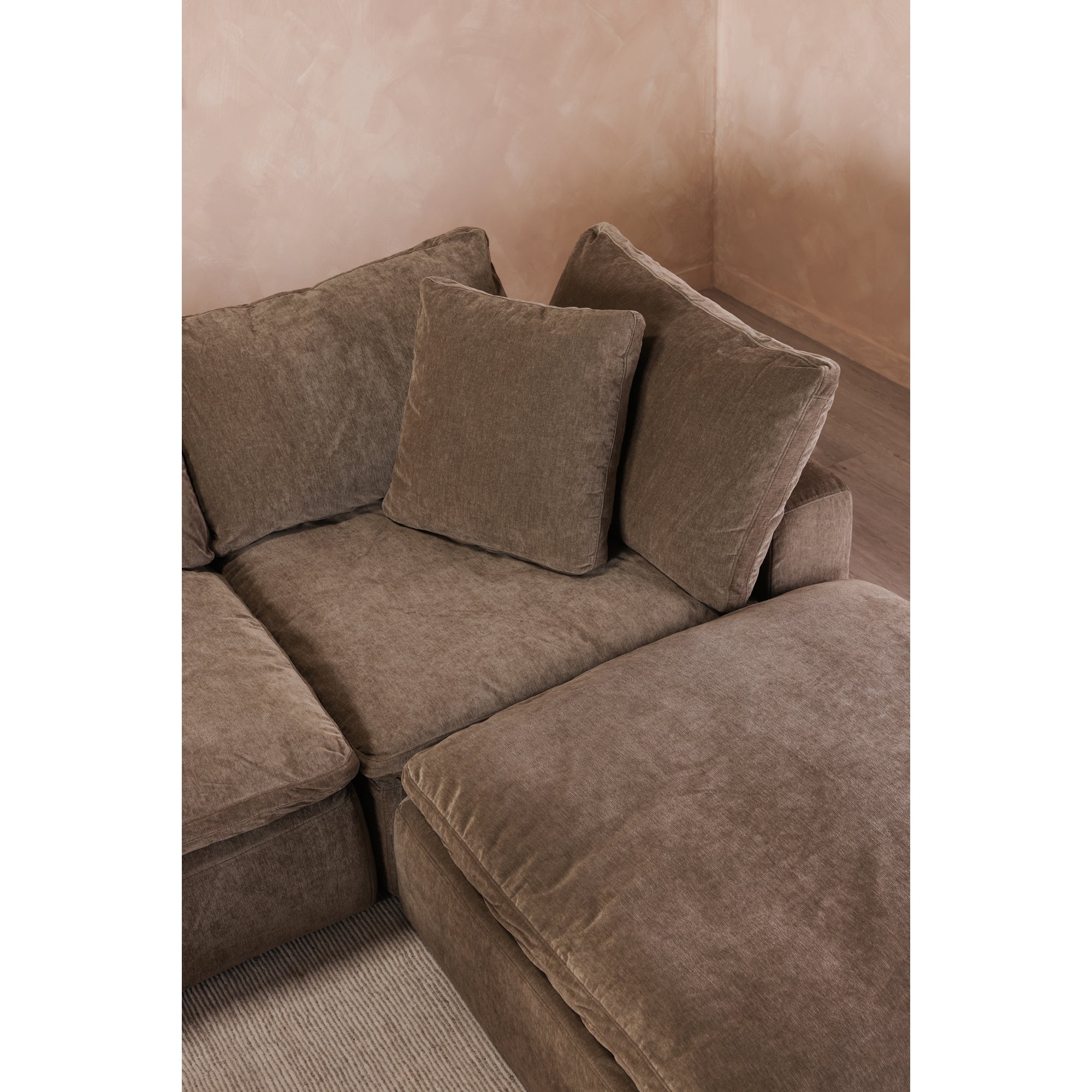 Clay Ottoman Livesmart Fabric Sectional Sofa Moe's Four Hands, Mid Century Modern Furniture, Old Bones Furniture Company, Old Bones Co, Modern Mid Century, Designer Furniture, Furniture Sale, Warehouse Furniture Sale, Clay Ottoman Livesmart Fabric Sale, https://www.oldbonesco.com/