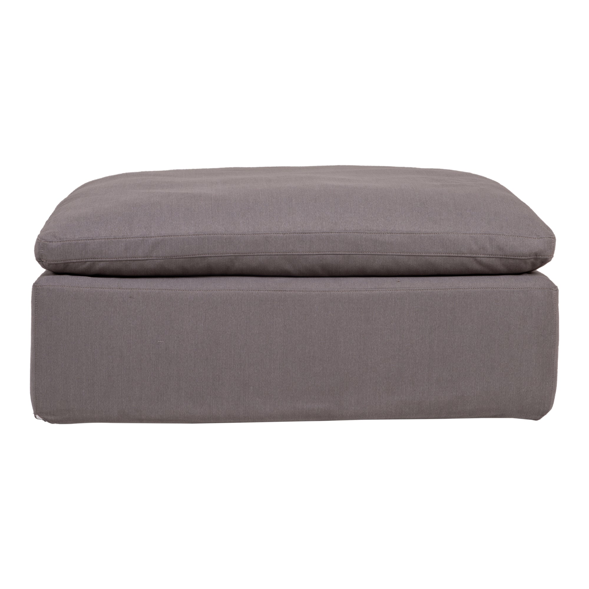 Clay Ottoman Livesmart Fabric GreySectional Sofa Moe's Grey Four Hands, Mid Century Modern Furniture, Old Bones Furniture Company, Old Bones Co, Modern Mid Century, Designer Furniture, Furniture Sale, Warehouse Furniture Sale, Clay Ottoman Livesmart Fabric Sale, https://www.oldbonesco.com/