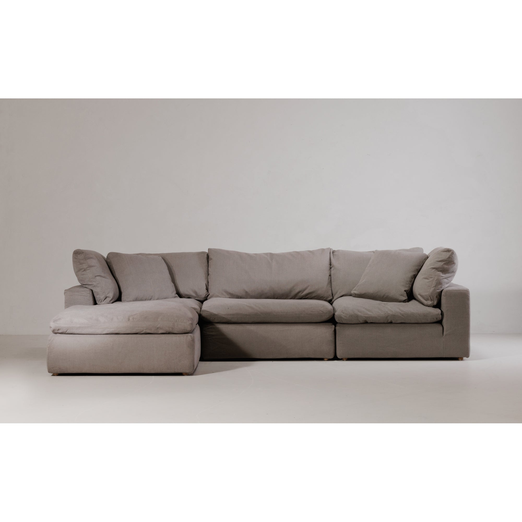 Clay Ottoman Livesmart Fabric Sectional Sofa Moe's Four Hands, Mid Century Modern Furniture, Old Bones Furniture Company, Old Bones Co, Modern Mid Century, Designer Furniture, Furniture Sale, Warehouse Furniture Sale, Clay Ottoman Livesmart Fabric Sale, https://www.oldbonesco.com/