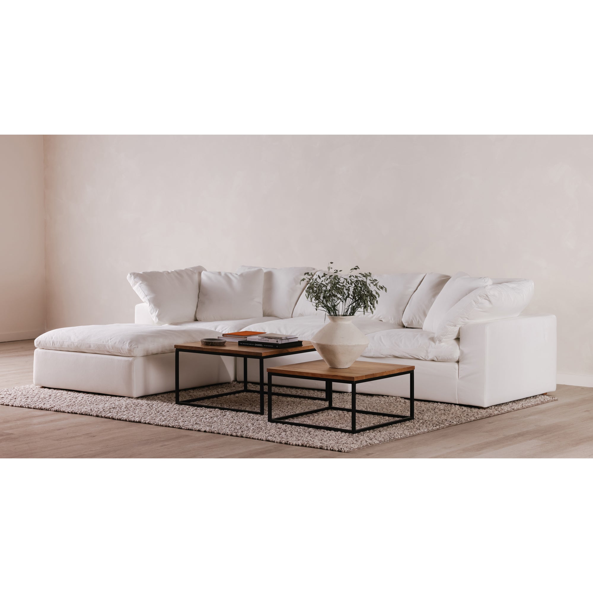 Clay Lounge Modular Sectional Sectional Moe's    Four Hands, Mid Century Modern Furniture, Old Bones Furniture Company, Old Bones Co, Modern Mid Century, Designer Furniture, Furniture Sale, Warehouse Furniture Sale, Clay Lounge Modular Sectional Sale, https://www.oldbonesco.com/
