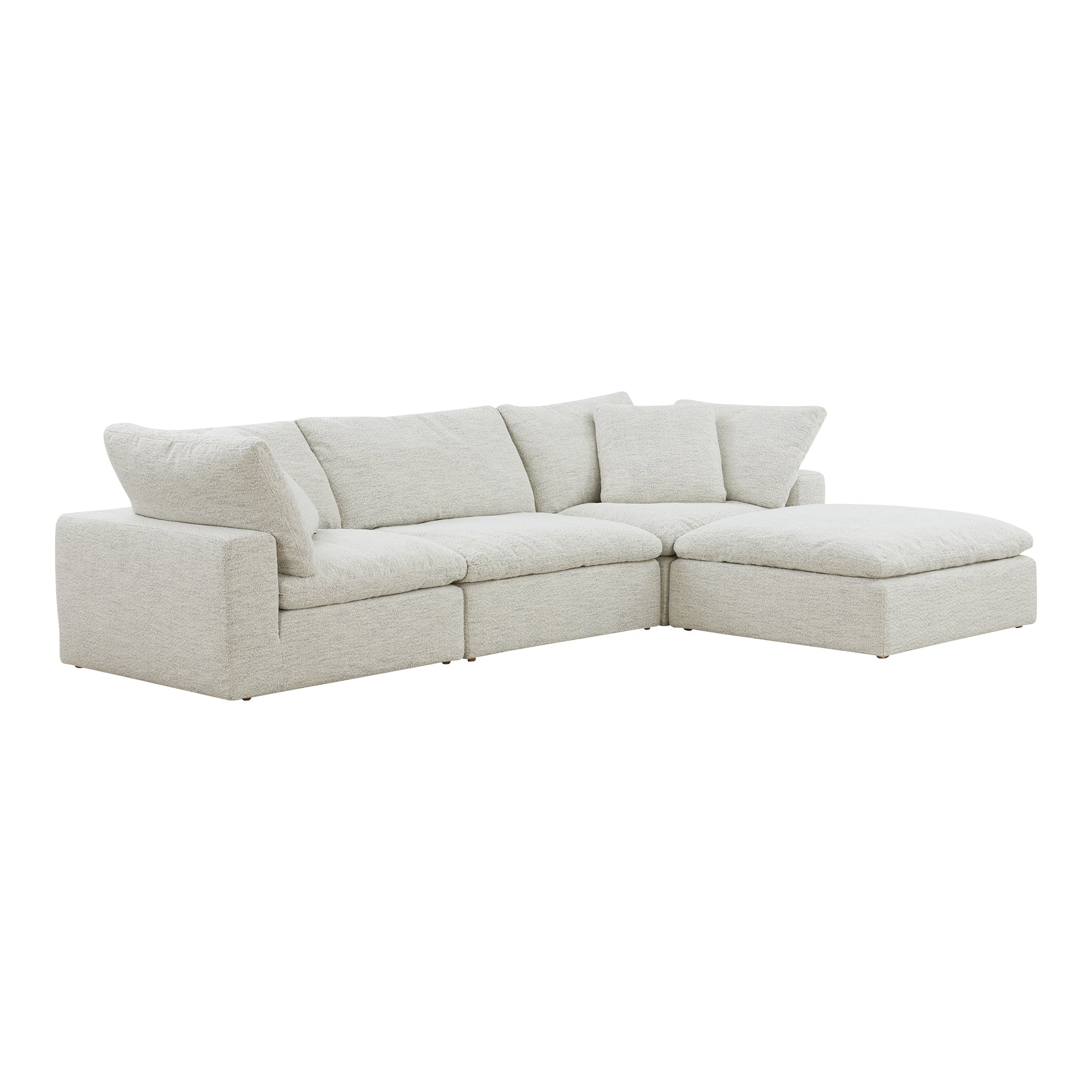 Clay Lounge Modular Sectional Sectional Moe's    Four Hands, Mid Century Modern Furniture, Old Bones Furniture Company, Old Bones Co, Modern Mid Century, Designer Furniture, Furniture Sale, Warehouse Furniture Sale, Clay Lounge Modular Sectional Sale, https://www.oldbonesco.com/