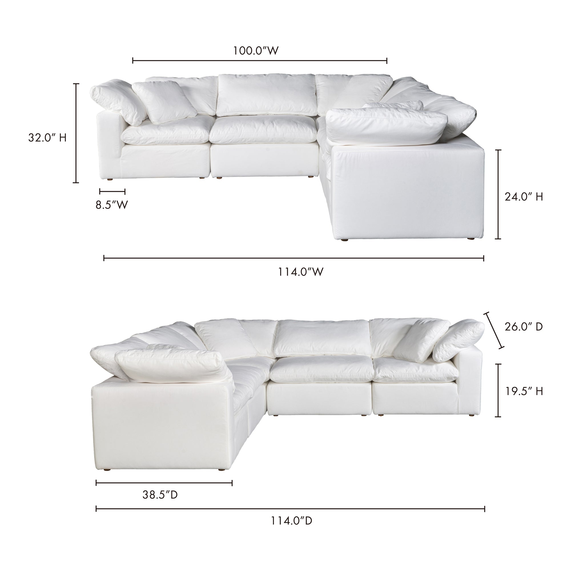Terra Condo Classic L Modular Sectional Livesmart Fabric Sectional Modular Moe's    Four Hands, Mid Century Modern Furniture, Old Bones Furniture Company, Old Bones Co, Modern Mid Century, Designer Furniture, Furniture Sale, Warehouse Furniture Sale, Terra Condo Classic L Modular Sectional Livesmart Fabric Sale, https://www.oldbonesco.com/