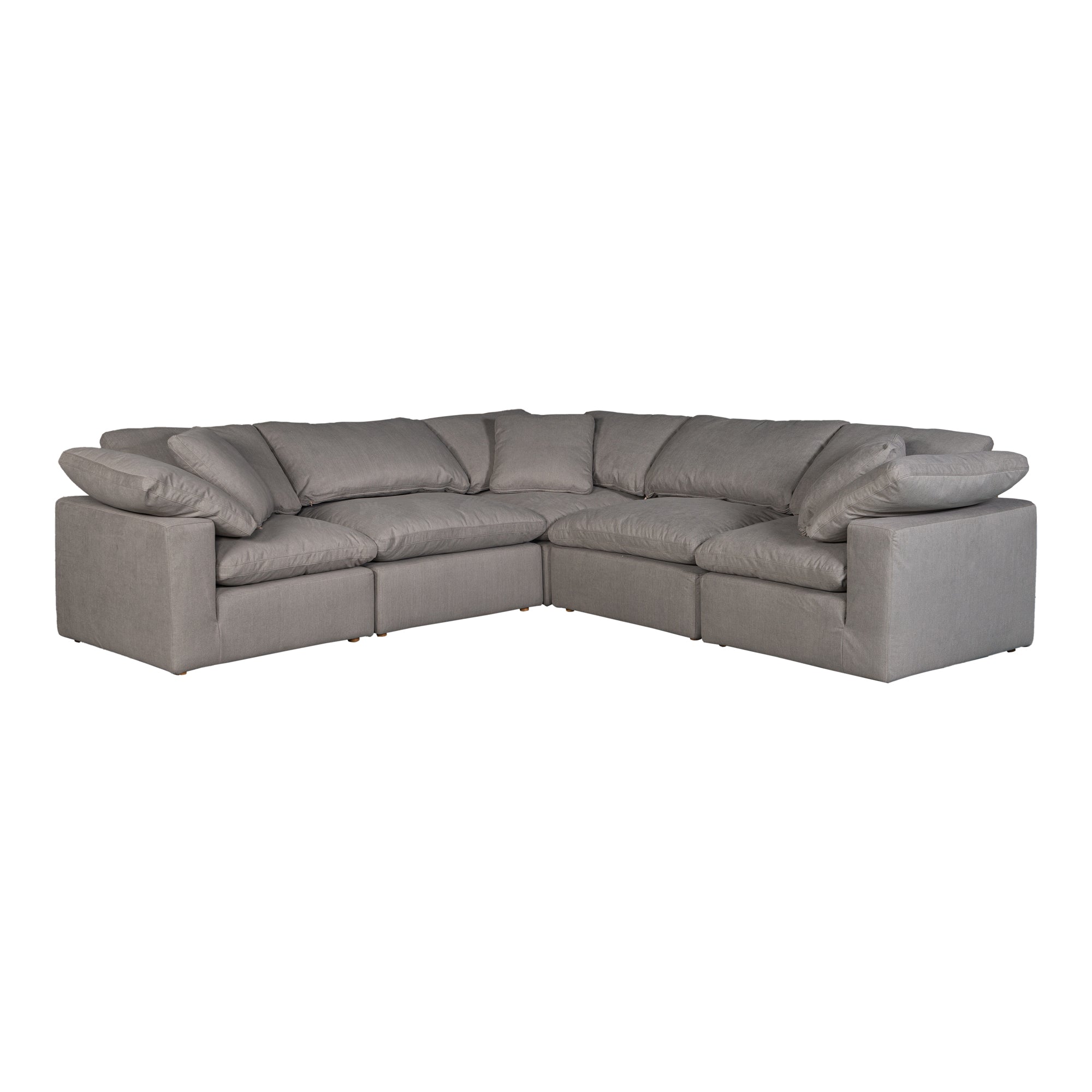 Terra Condo Classic L Modular Sectional Livesmart Fabric GreySectional Modular Moe's Grey   Four Hands, Mid Century Modern Furniture, Old Bones Furniture Company, Old Bones Co, Modern Mid Century, Designer Furniture, Furniture Sale, Warehouse Furniture Sale, Terra Condo Classic L Modular Sectional Livesmart Fabric Sale, https://www.oldbonesco.com/