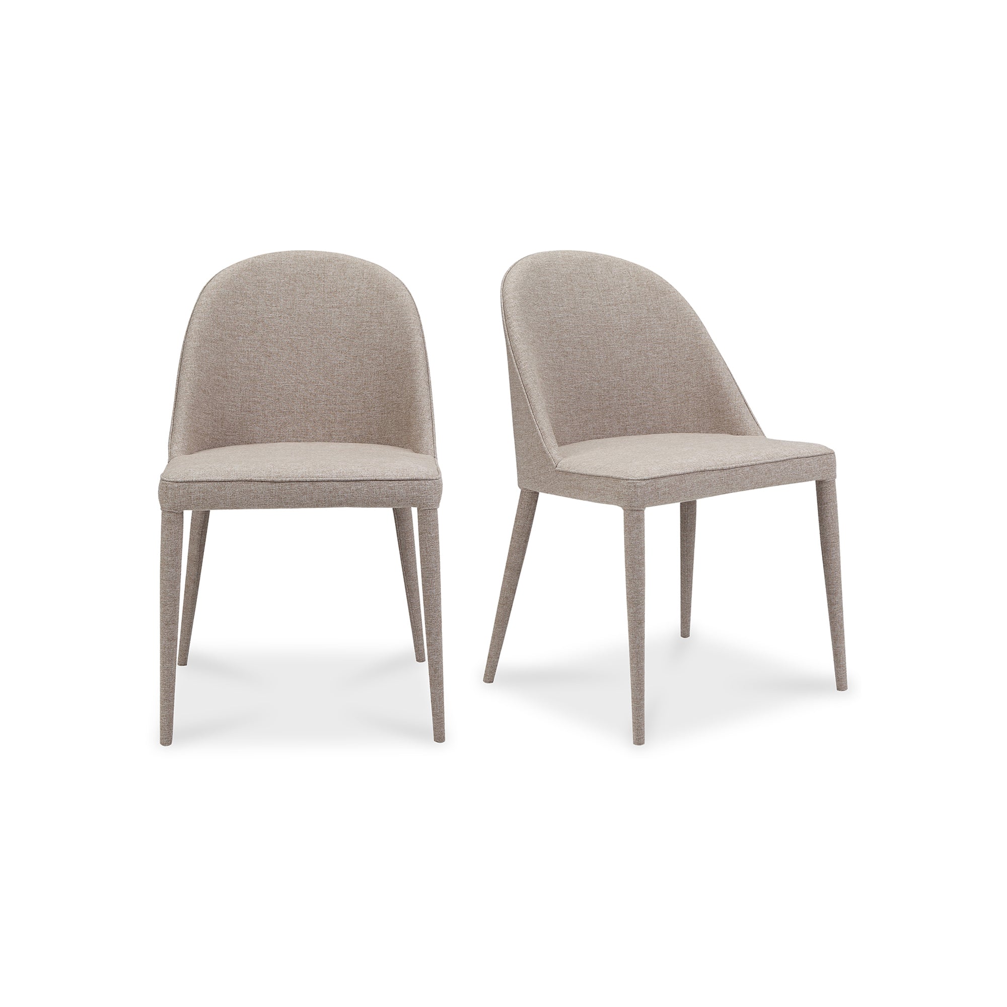 Burton Fabric Dining Chair Light Grey - Set of Two Dining Chair Moe's Four Hands, Mid Century Modern Furniture, Old Bones Furniture Company, Old Bones Co, Modern Mid Century, Designer Furniture, Furniture Sale, Warehouse Furniture Sale, Burton Fabric Dining Chair Light Grey - Set of Two Sale, https://www.oldbonesco.com/