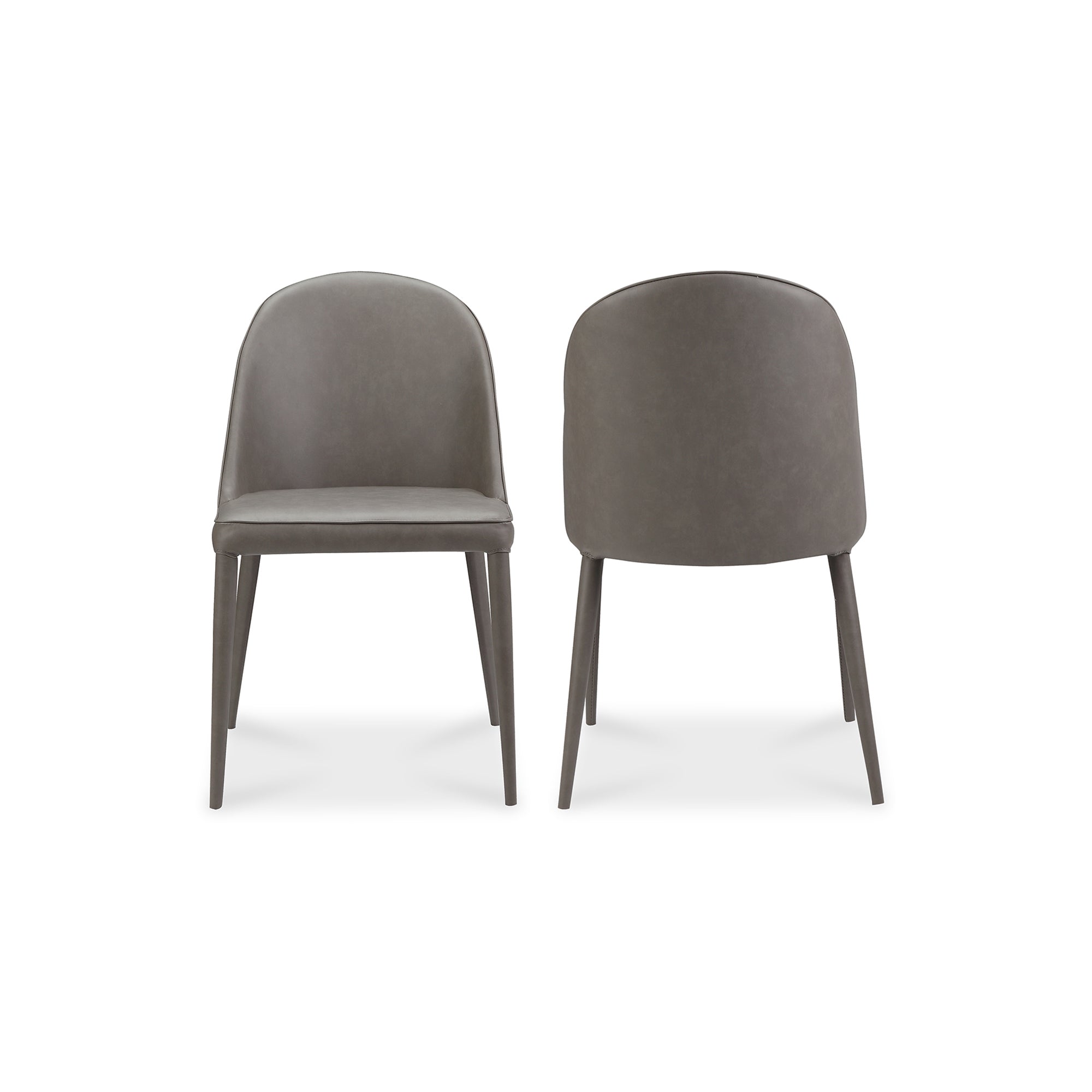 Burton Pu Dining Chair Grey-Set of 2 Dining Chair Moe's Four Hands, Mid Century Modern Furniture, Old Bones Furniture Company, Old Bones Co, Modern Mid Century, Designer Furniture, Furniture Sale, Warehouse Furniture Sale, Burton Pu Dining Chair Grey-Set of 2 Sale, https://www.oldbonesco.com/