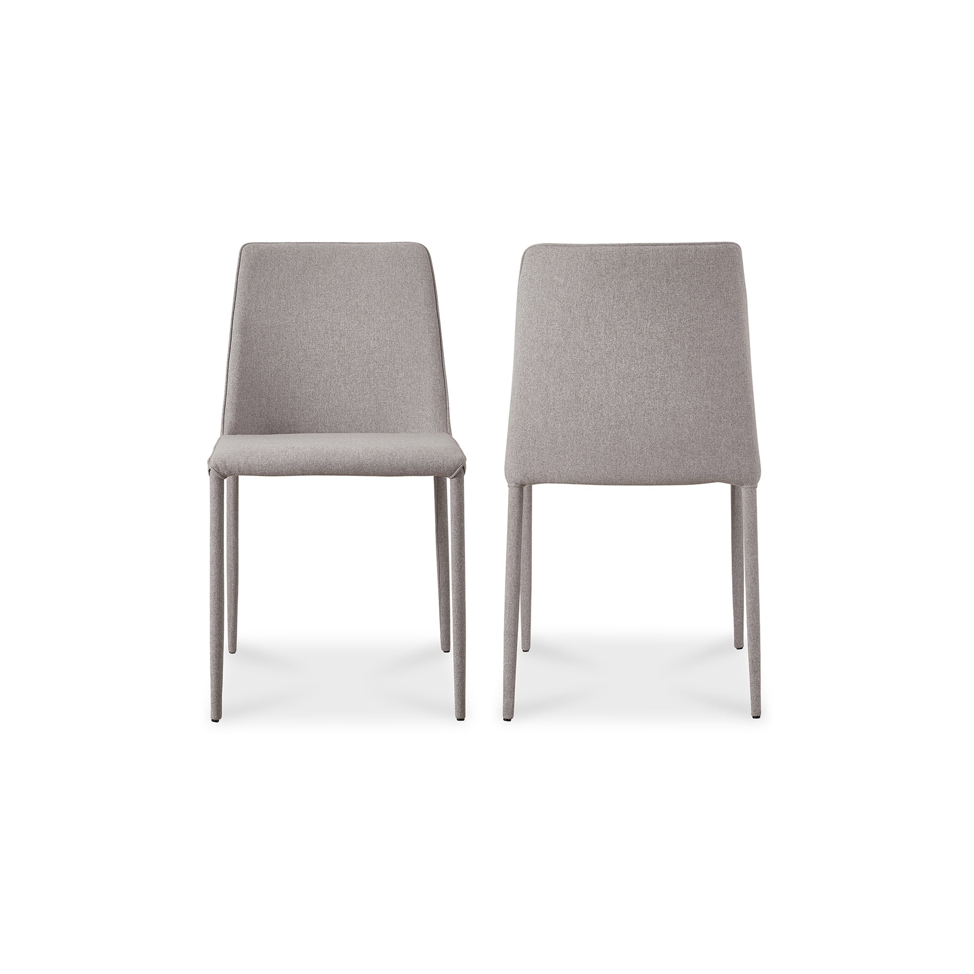 Nora Fabric Dining Chair Light Grey - Set of Two Dining Chair Moe's Four Hands, Mid Century Modern Furniture, Old Bones Furniture Company, Old Bones Co, Modern Mid Century, Designer Furniture, Furniture Sale, Warehouse Furniture Sale, Nora Fabric Dining Chair Light Grey - Set of Two Sale, https://www.oldbonesco.com/