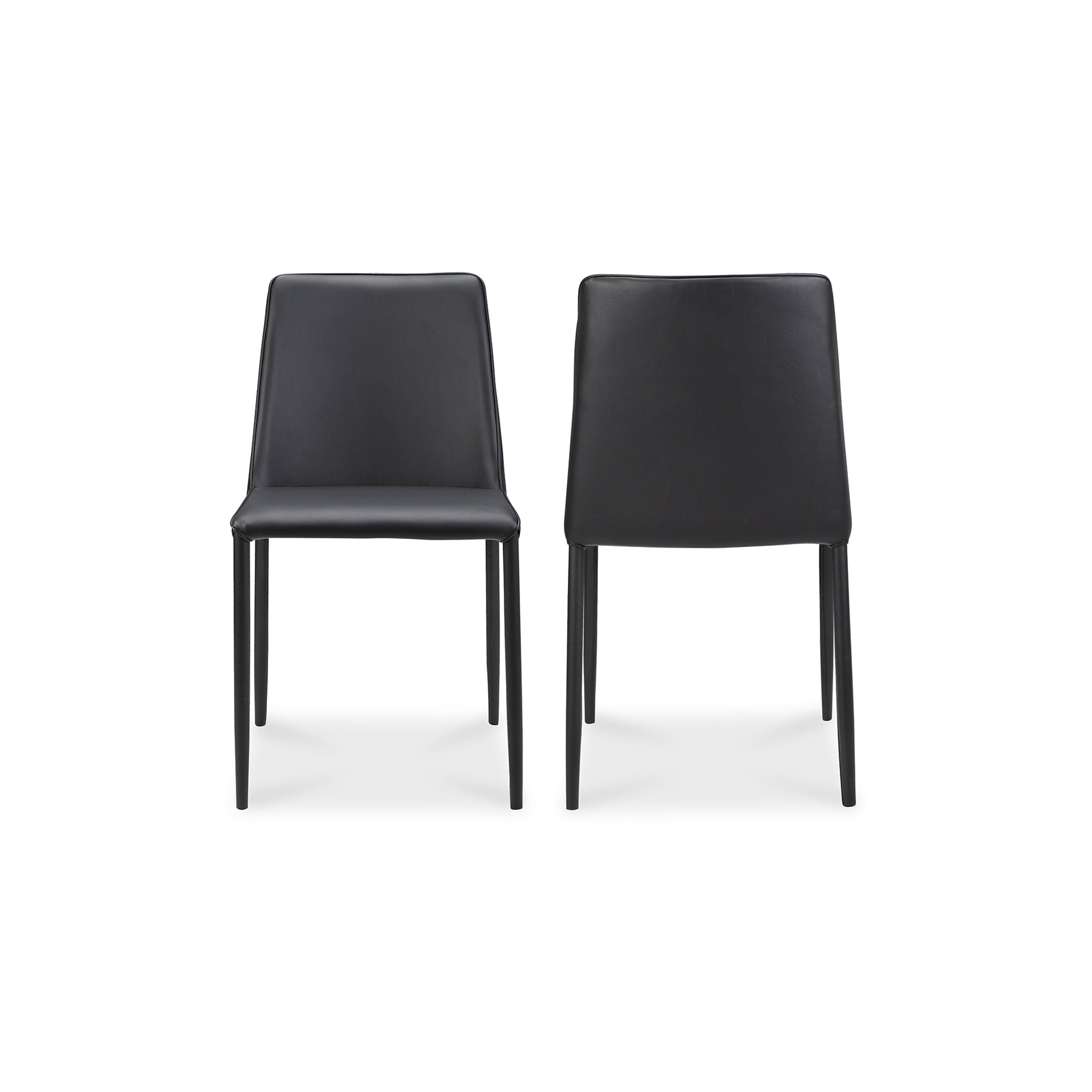 Nora Dining Chair Vegan Leather - Set of Two Dining Chair Moe's Four Hands, Mid Century Modern Furniture, Old Bones Furniture Company, Old Bones Co, Modern Mid Century, Designer Furniture, Furniture Sale, Warehouse Furniture Sale, Nora Dining Chair Vegan Leather - Set of Two Sale, https://www.oldbonesco.com/