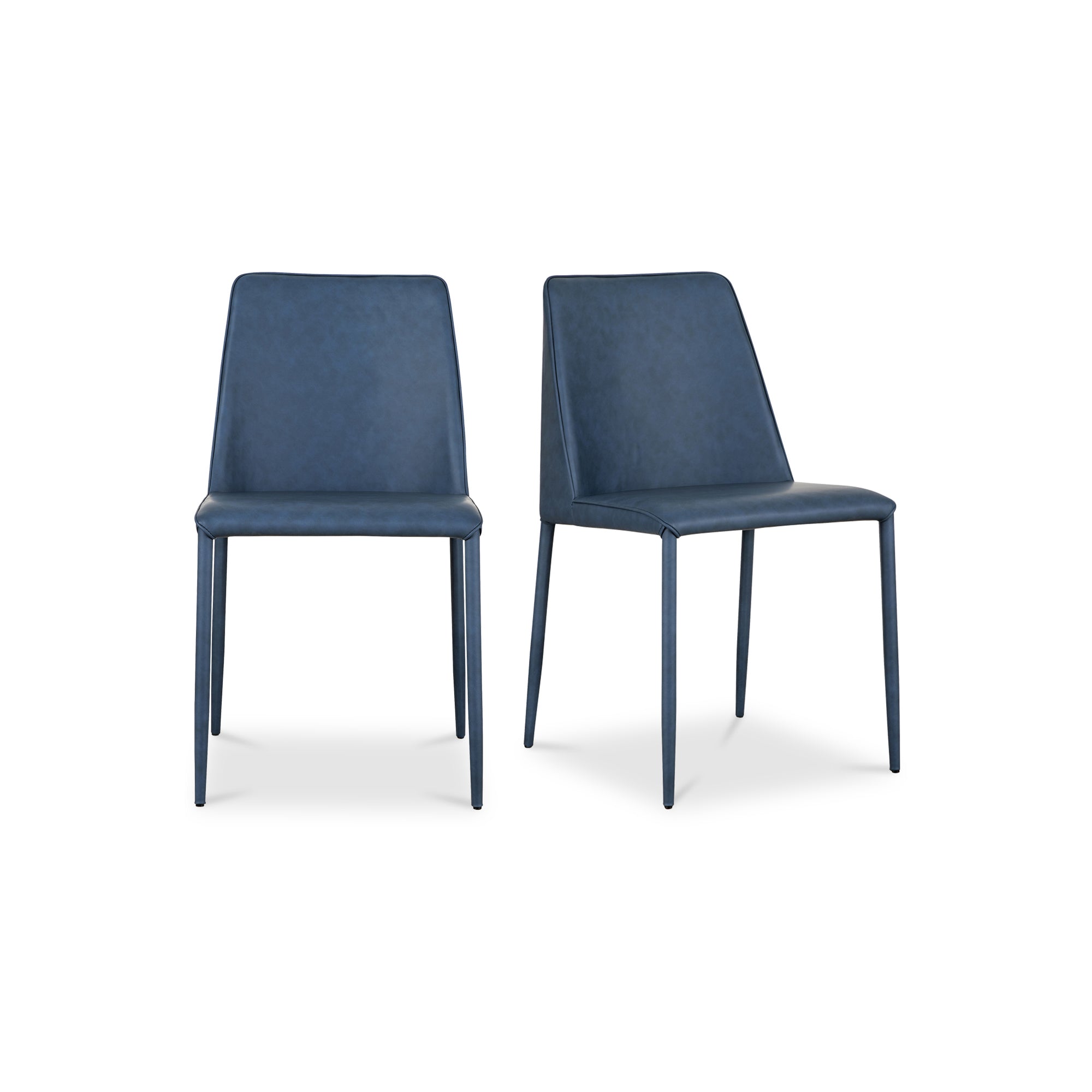 Nora Dining Chair Ocean Cavern Grey Vegan Leather-Set of Two Dining Chairs Moe's Four Hands, Mid Century Modern Furniture, Old Bones Furniture Company, Old Bones Co, Modern Mid Century, Designer Furniture, Furniture Sale, Warehouse Furniture Sale, Nora Dining Chair Ocean Cavern Grey Vegan Leather-Set of Two Sale, https://www.oldbonesco.com/