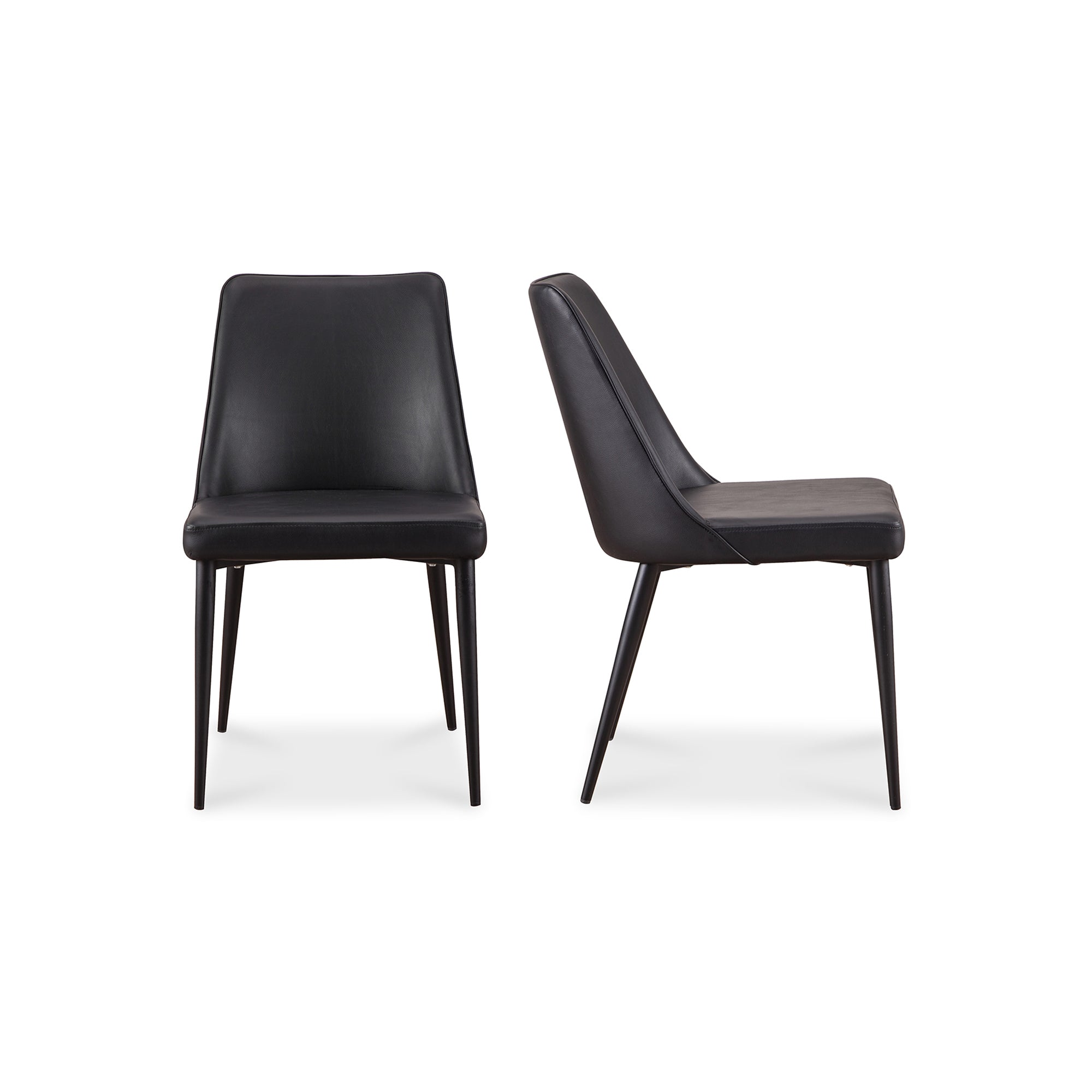 Lula Dining Chair- Set of Two BlackDining Chairs Moe's Black   Four Hands, Mid Century Modern Furniture, Old Bones Furniture Company, Old Bones Co, Modern Mid Century, Designer Furniture, Furniture Sale, Warehouse Furniture Sale, Lula Dining Chair- Set of Two Sale, https://www.oldbonesco.com/