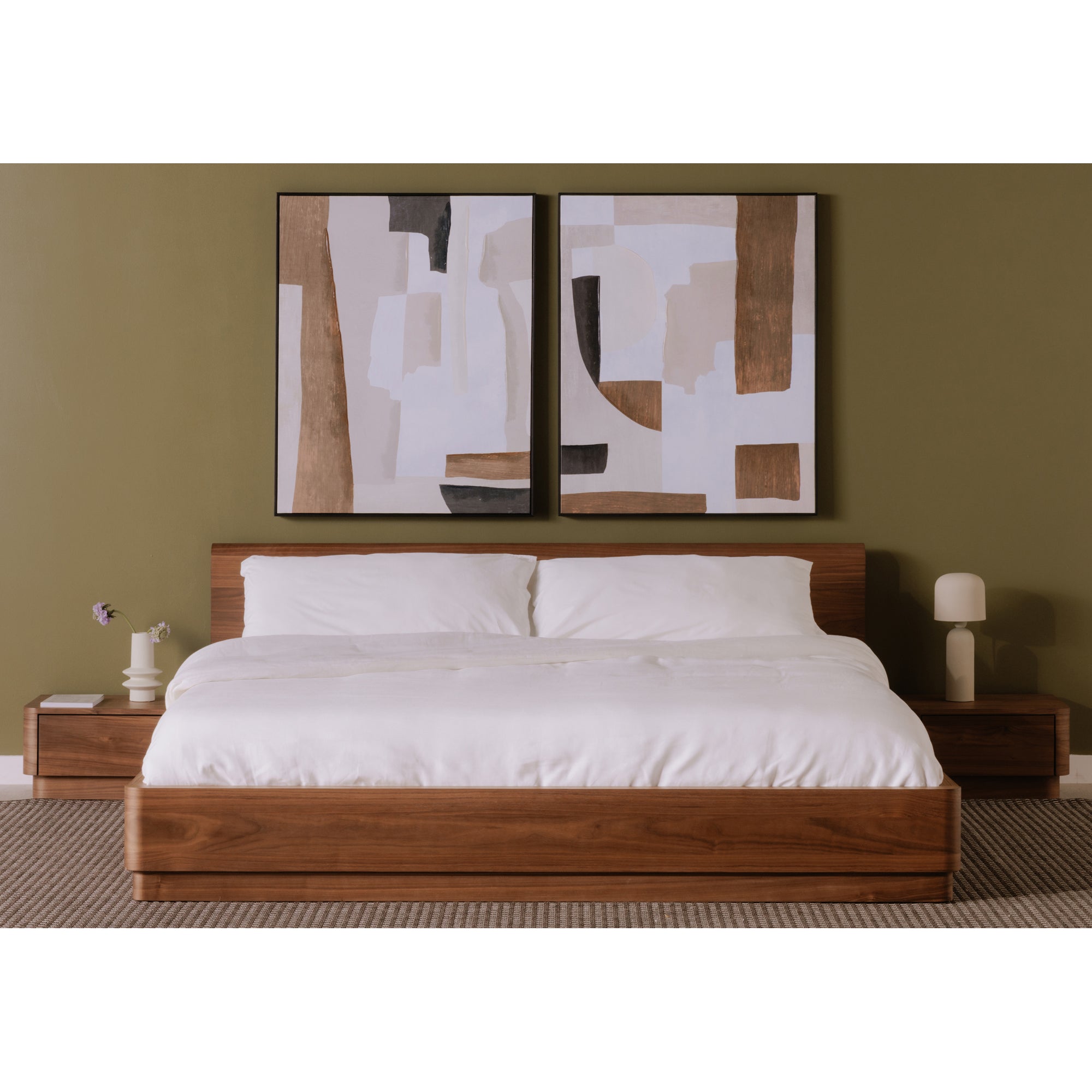 Round Off Queen Bed Beds Moe's Four Hands, Mid Century Modern Furniture, Old Bones Furniture Company, Old Bones Co, Modern Mid Century, Designer Furniture, Furniture Sale, Warehouse Furniture Sale, Round Off Queen Bed Sale, https://www.oldbonesco.com/