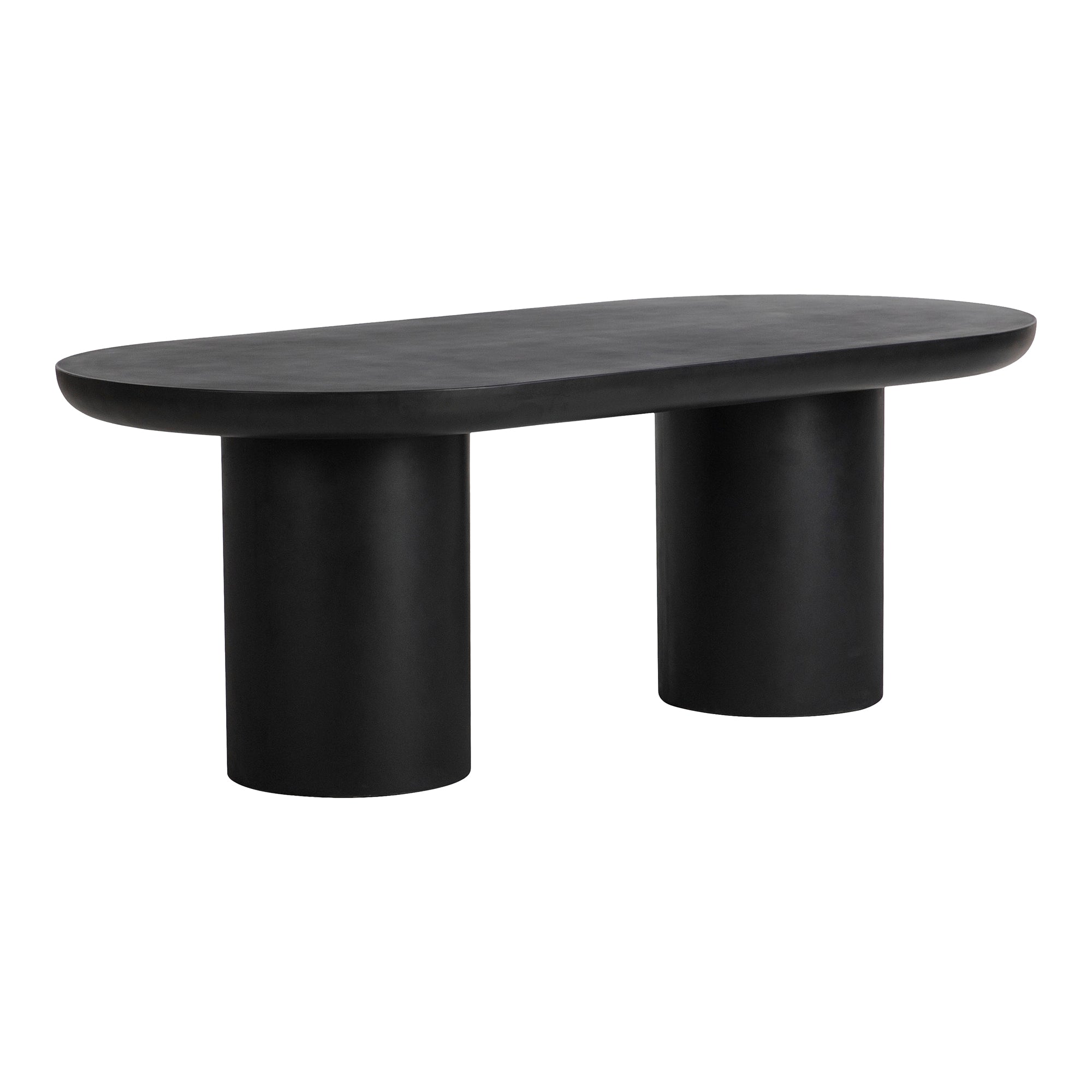 Rocca Black Oval Dining Table Dining Tables Moe's Four Hands, Mid Century Modern Furniture, Old Bones Furniture Company, Old Bones Co, Modern Mid Century, Designer Furniture, Furniture Sale, Warehouse Furniture Sale, Rocca Black Oval Dining Table Sale, https://www.oldbonesco.com/