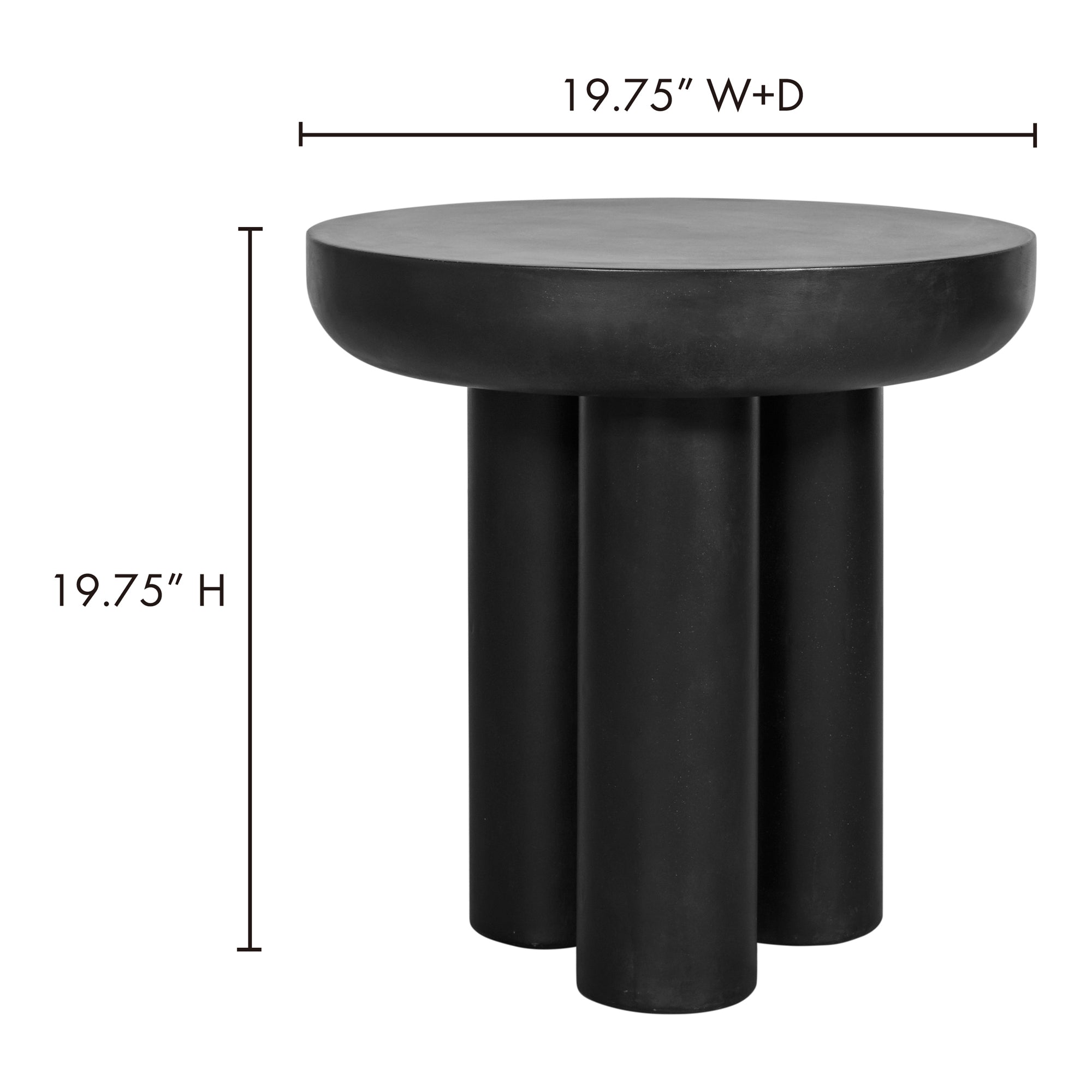 Rocca Black Side Table Side Table Moe's     Side Table,https://www.oldbonesco.com,Mid Century Furniture, Furniture Sale, Old Bones Co, Mid Century Sale, Four Hands Furniture, Sale,Gus, Sale,Perigold Rocca Black Side Table Side Table Sale, Perigold Sale Rocca Black Side Table,Rocca Black Side Table Lulu and Georgia,Burke Decor Sale Rocca Black Side Table, open box furniture,Open Box Rocca Black Side Table