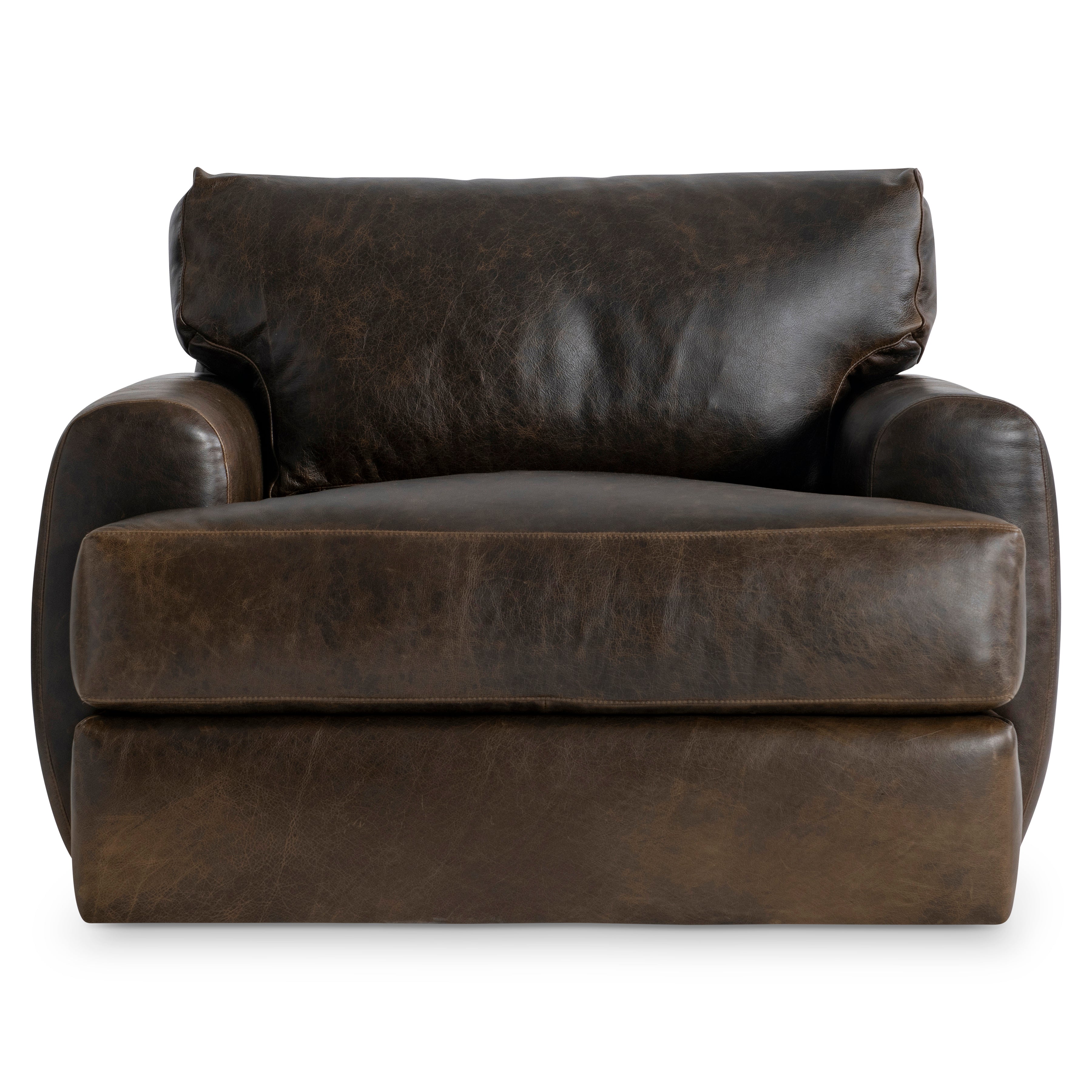 Cameron Leather Swivel Chair by Bernhardt